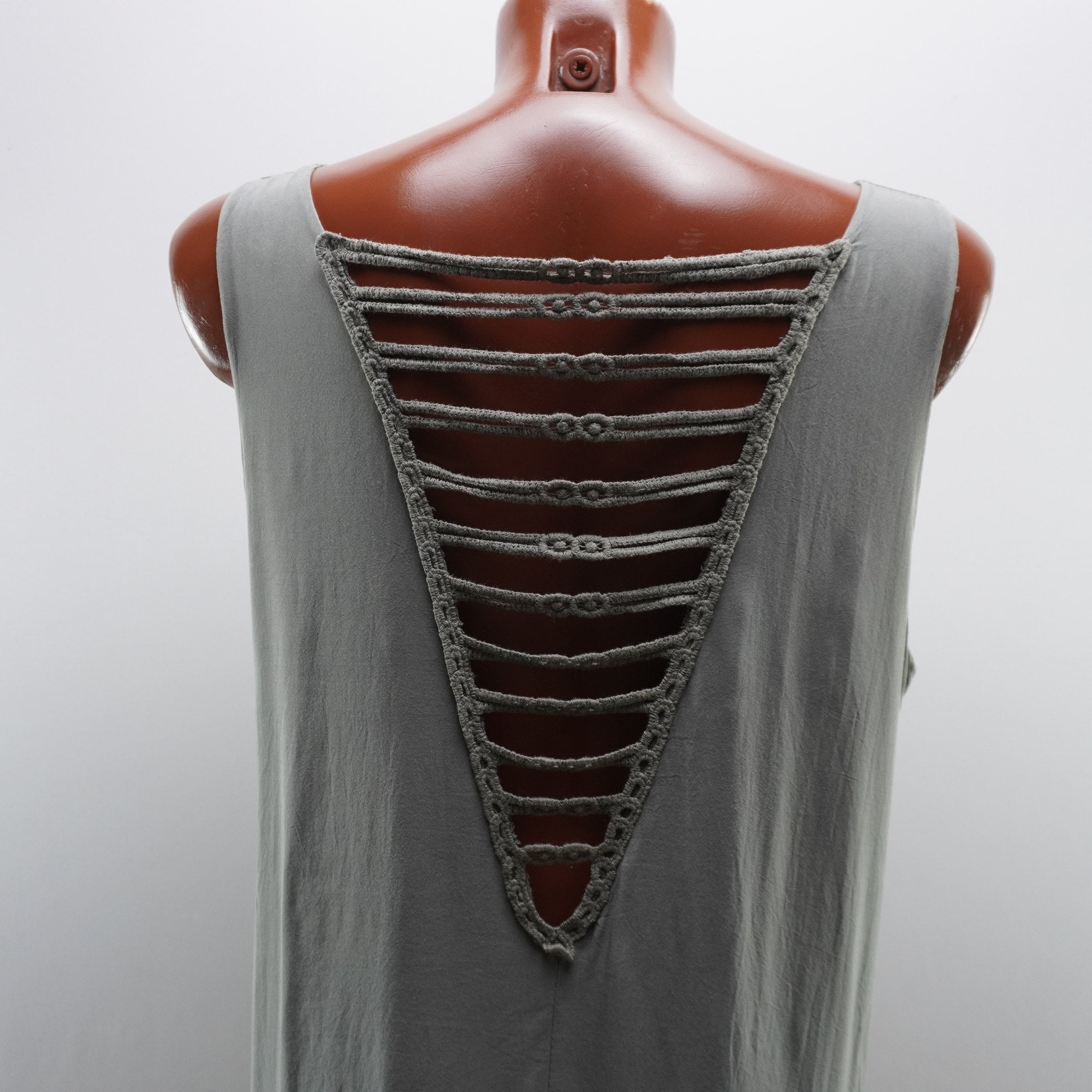 Vestido Italian Style para Mujer Usado - Caqui, XL