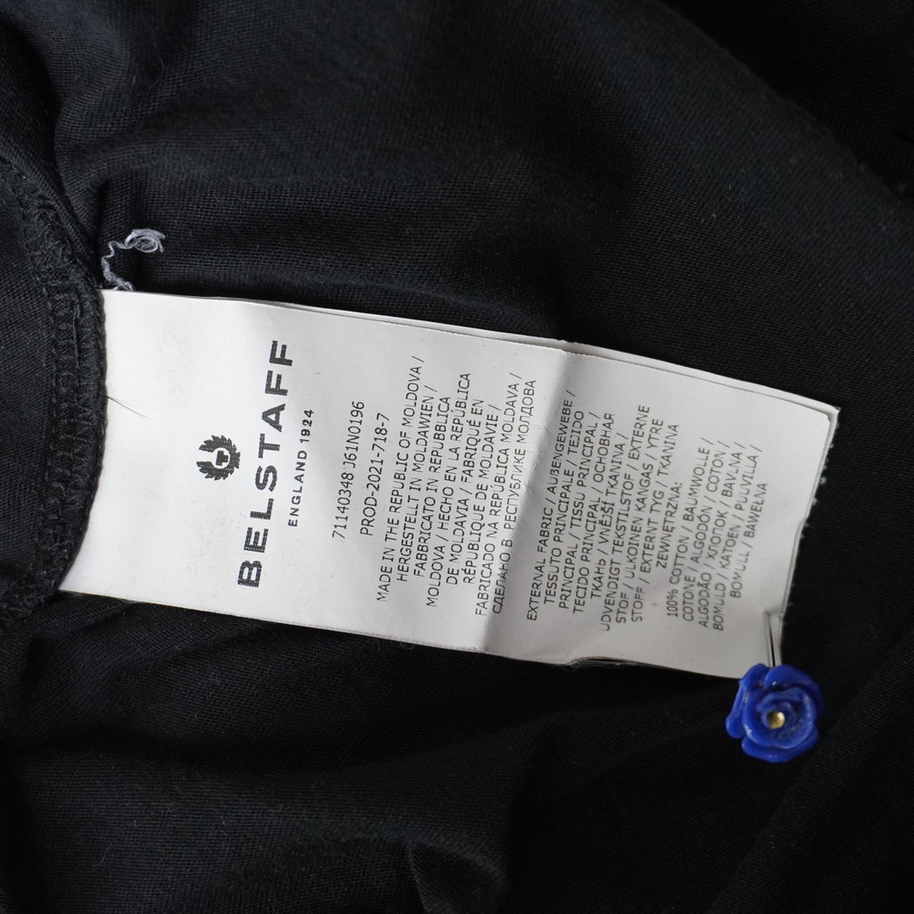 Camiseta de Manga Corta Belstaff para Hombre - Negra, L (Usada, Muy Buena Condición)