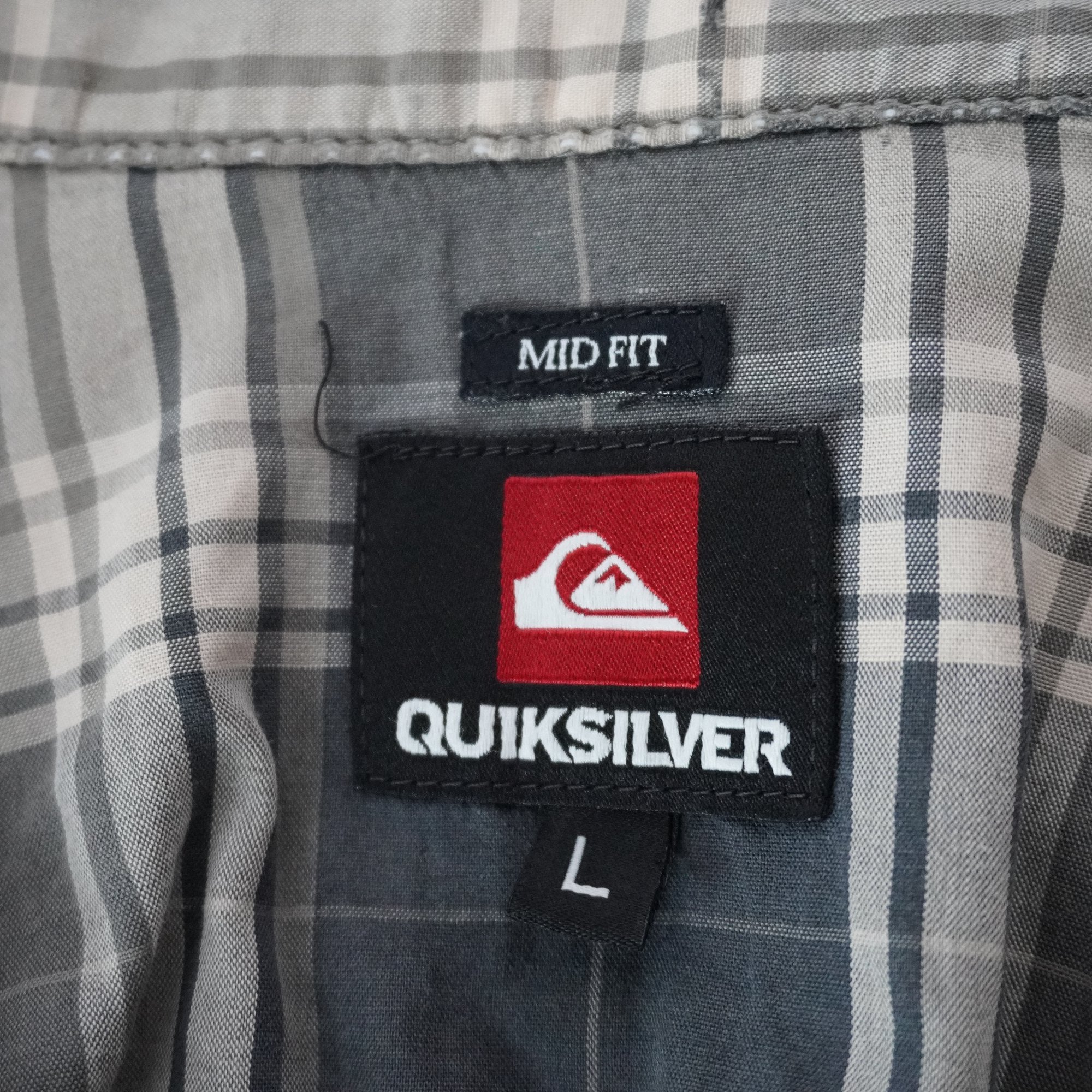 Camisa Quiksilver para Hombre Usada - Gris, L