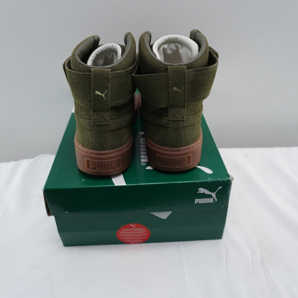 Zapatillas Puma para Mujeres Usadas - Verde, Talla 40