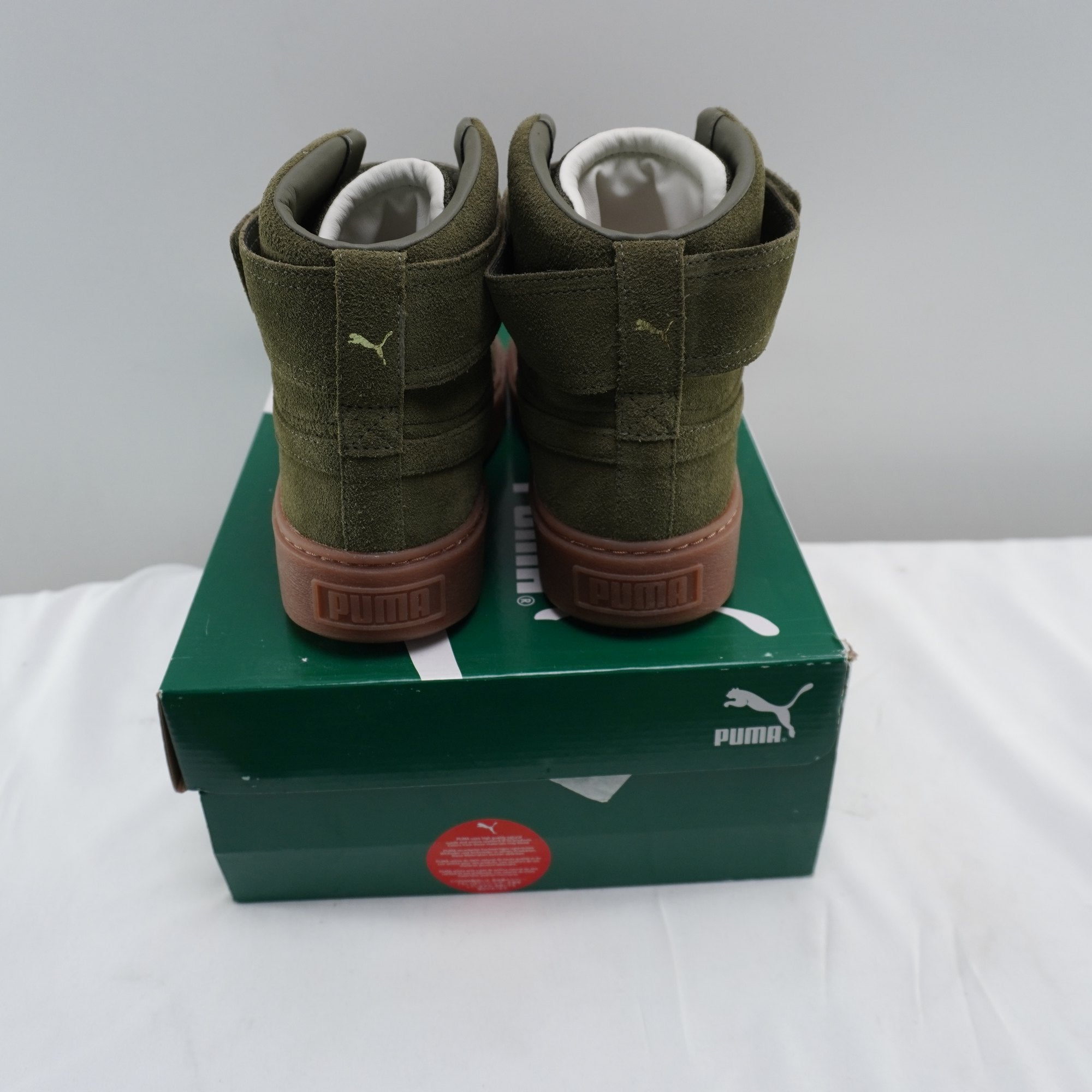 Zapatillas Puma para Mujeres Usadas - Verde, Talla 40