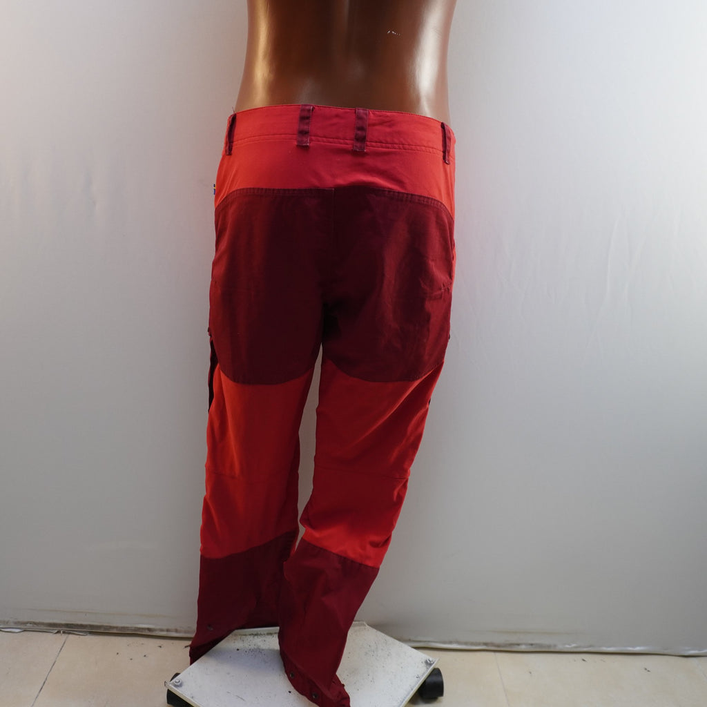 Pantalones tipo Cargo Fjallraven para Mujer Usados - Rojos, L