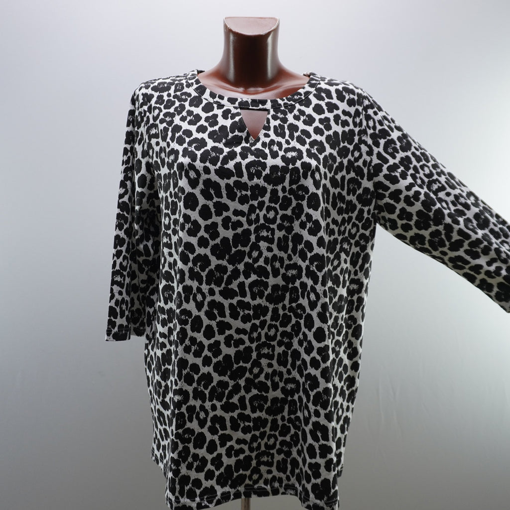 Camiseta Ulla Popken para Mujer Usada - Negra, XXXL