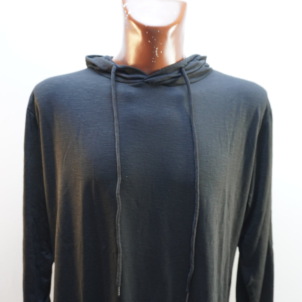 Sudadera con Capucha Siimhwrss para Hombre Usada - Negra, XXL