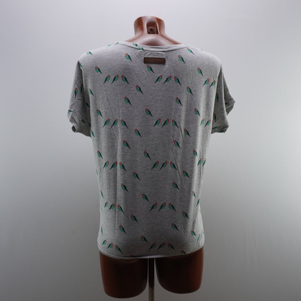 Camiseta Naketano para Mujer Usada - Gris, S