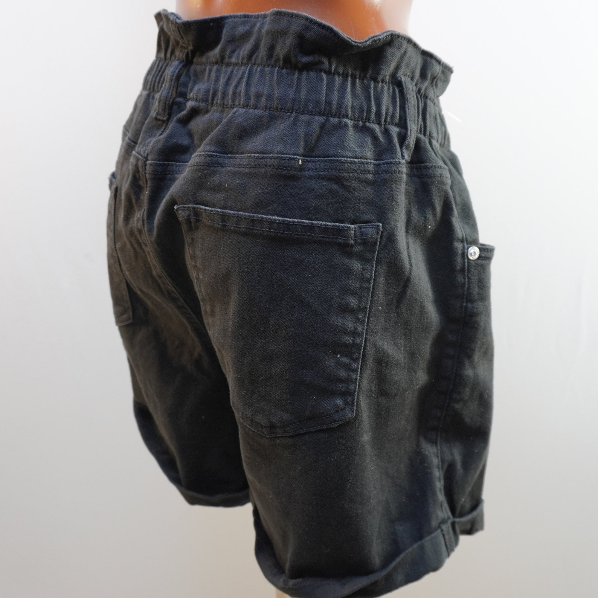 Pantalones Cortos Vaqueros Bodyflirt para Mujer Usados - Negros, XXL