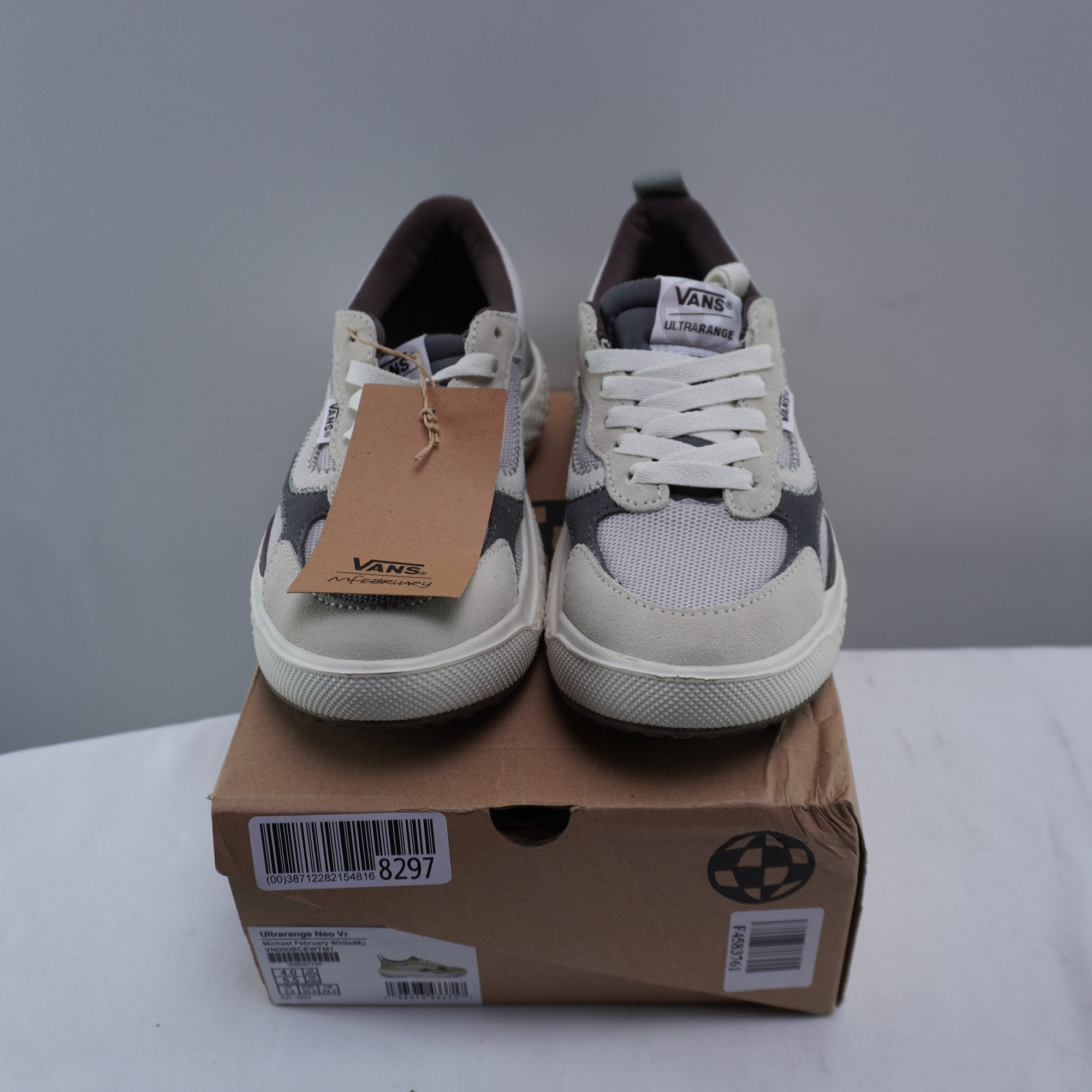 Zapatillas Vans para Hombre Usadas - Beige, Talla 35