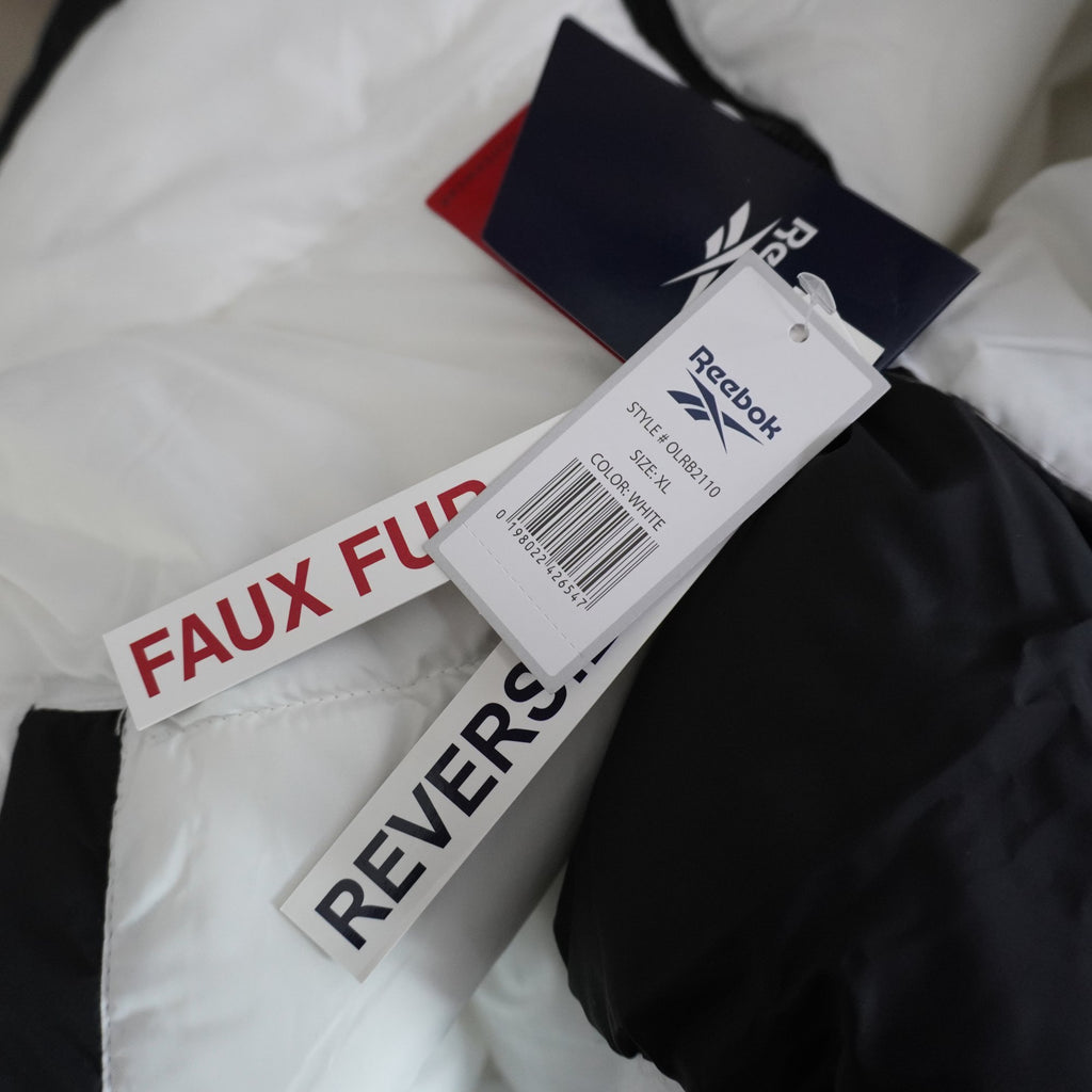 Parka Reebok para Mujer Usada - Blanca, XL