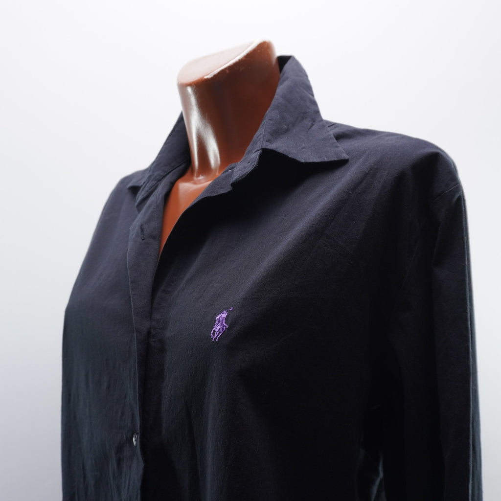 Camisa de Vestir Ralph Lauren para Mujer Usada - Negra, XXXL