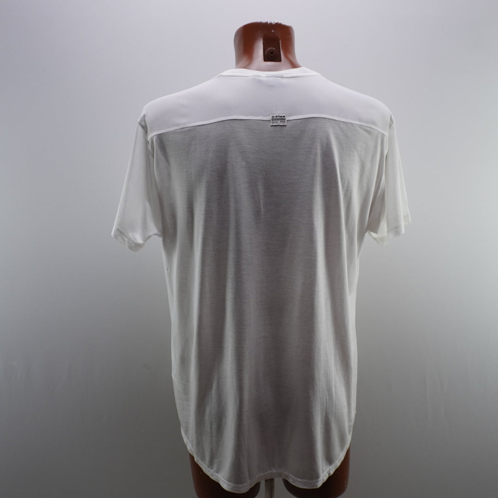 Camiseta de Manga Corta G-Star para Hombre Usada - Blanco, S