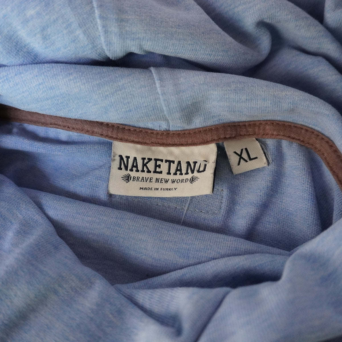 Sudadera con Capucha Naketano para Mujer Usada - Azul, XL