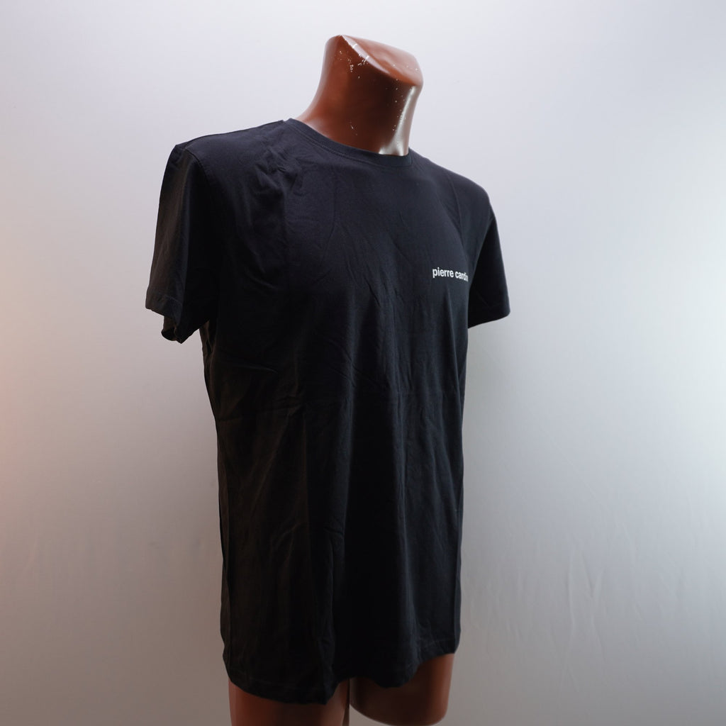 Camiseta de Manga Corta Pierre Cardin para Hombre Usada - Negra, L