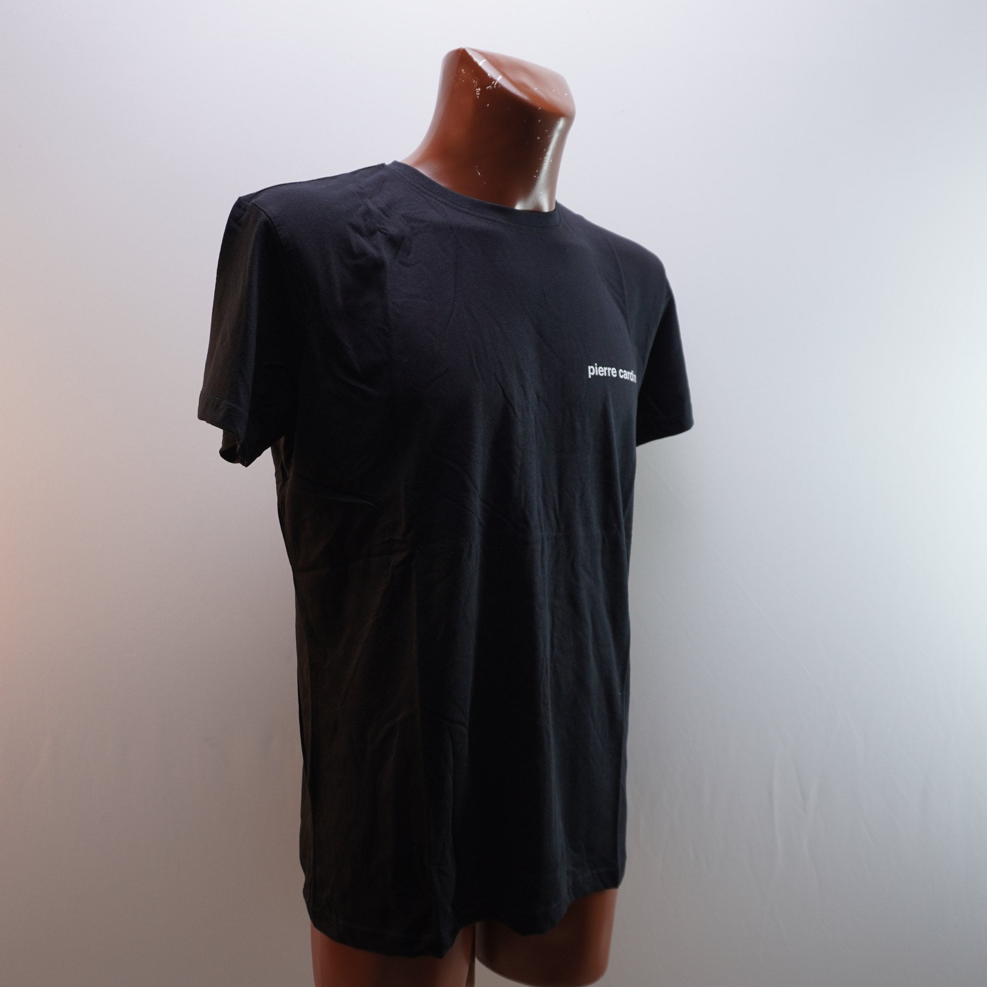 Camiseta de Manga Corta Pierre Cardin para Hombre Usada - Negra, L
