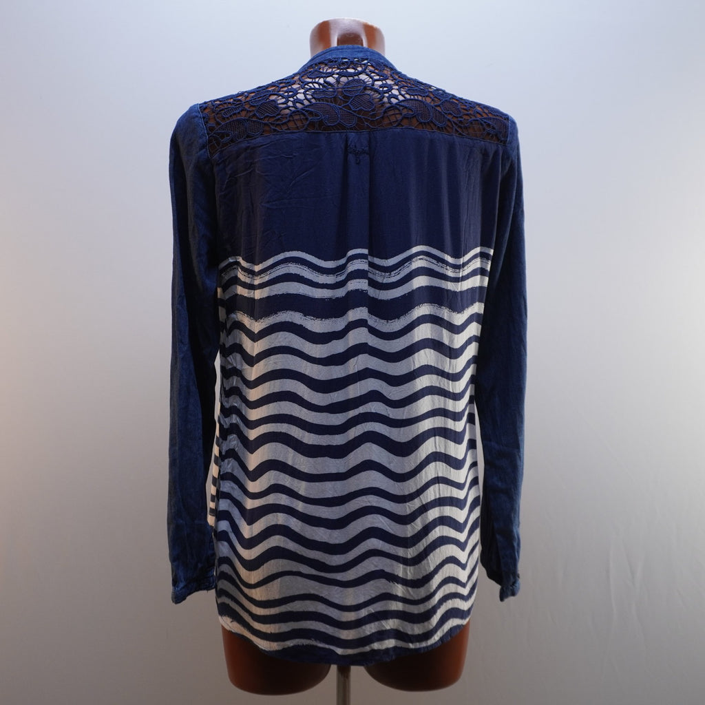 Camisa Henley Desigual para Mujer Usada - Azul, L