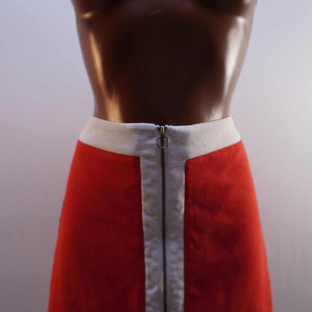 Falda Naf Naf para Mujer Usada - Roja, Mediana (M)