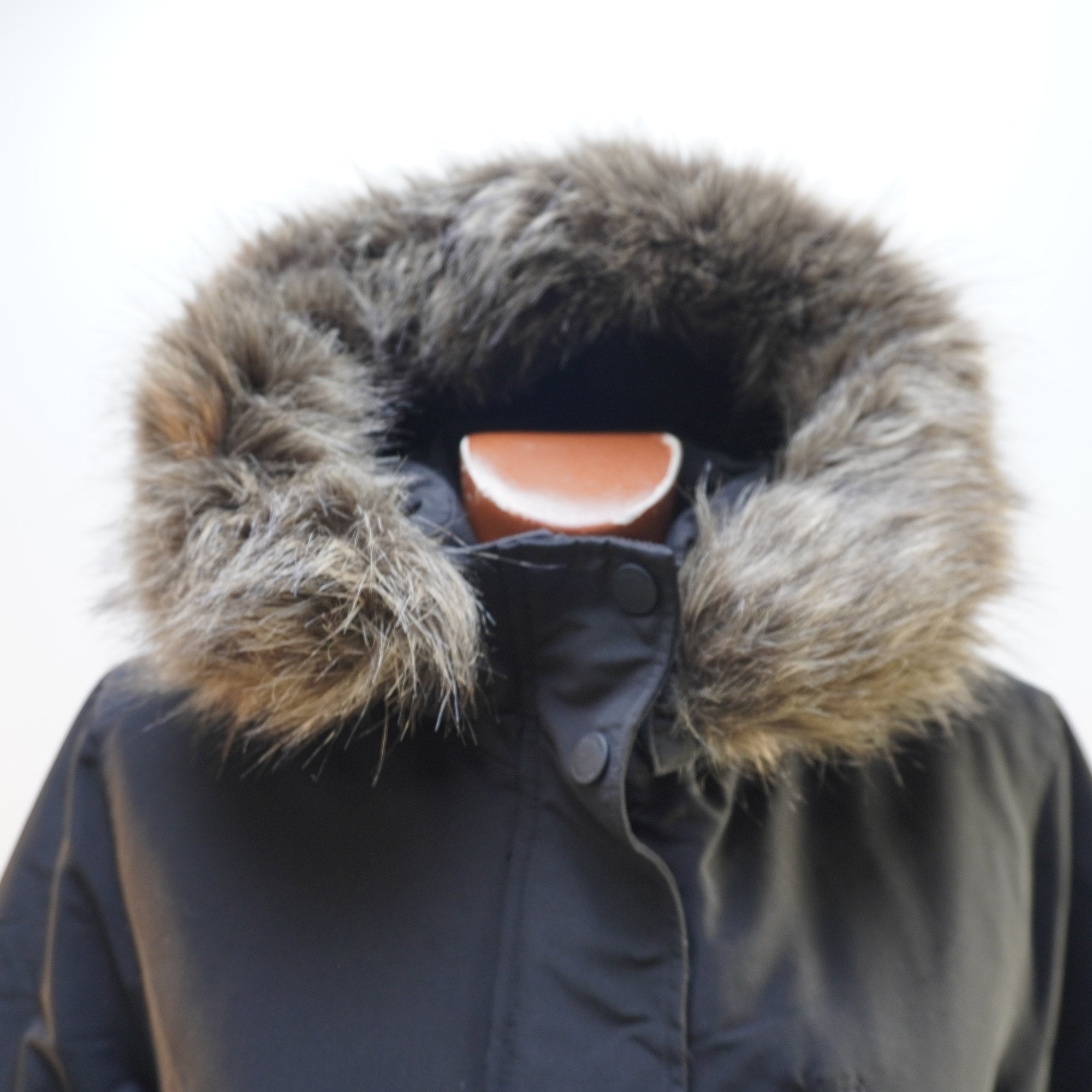 Parka Superdry para Mujer Usada - Negra, XL