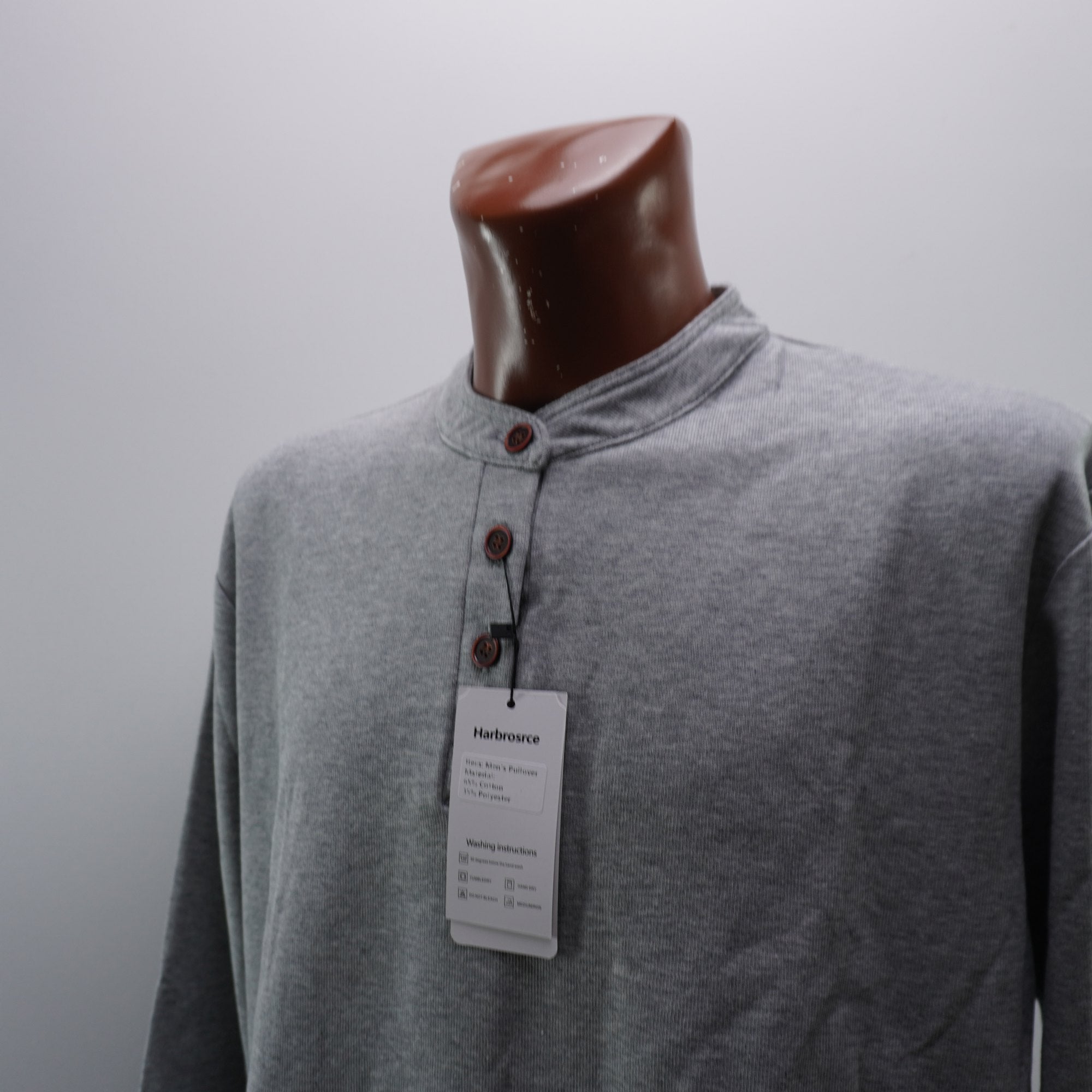 Sudadera Harbrosrce para Hombre Usada - Gris, XXL