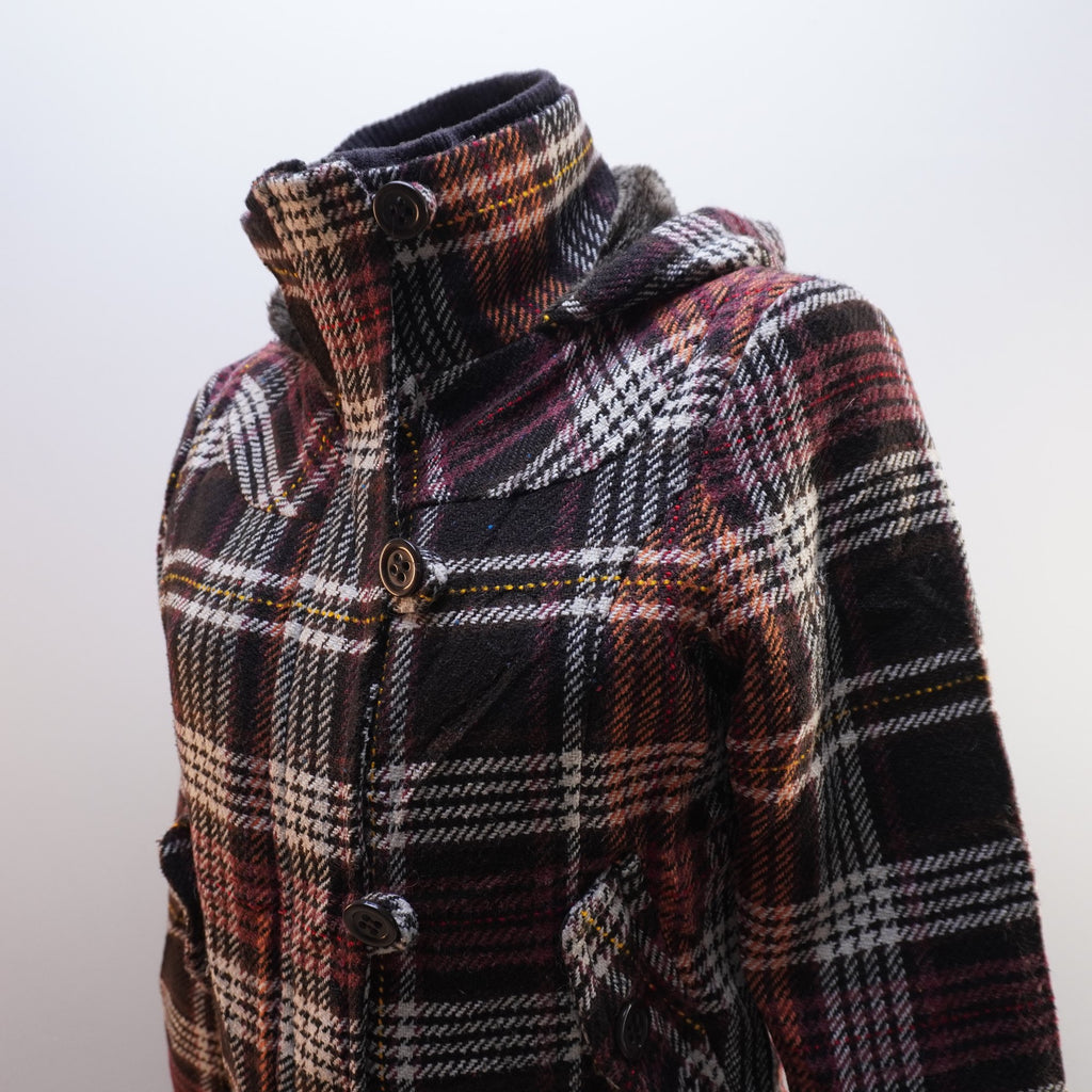 Abrigo Peacoat Fishbone para Mujer Usado - Multicolor, M