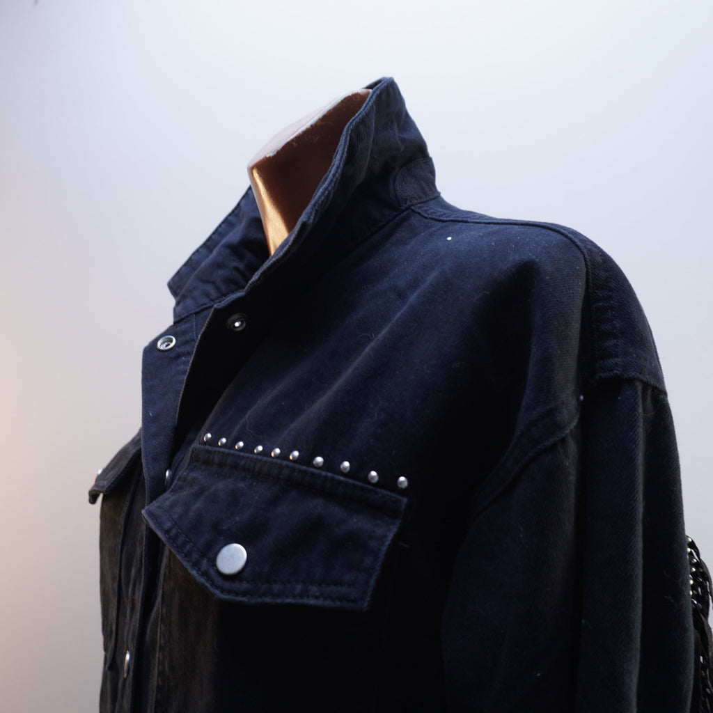 Cazadora Vaquera Seven Sisters para Mujer Usada - Negra, S