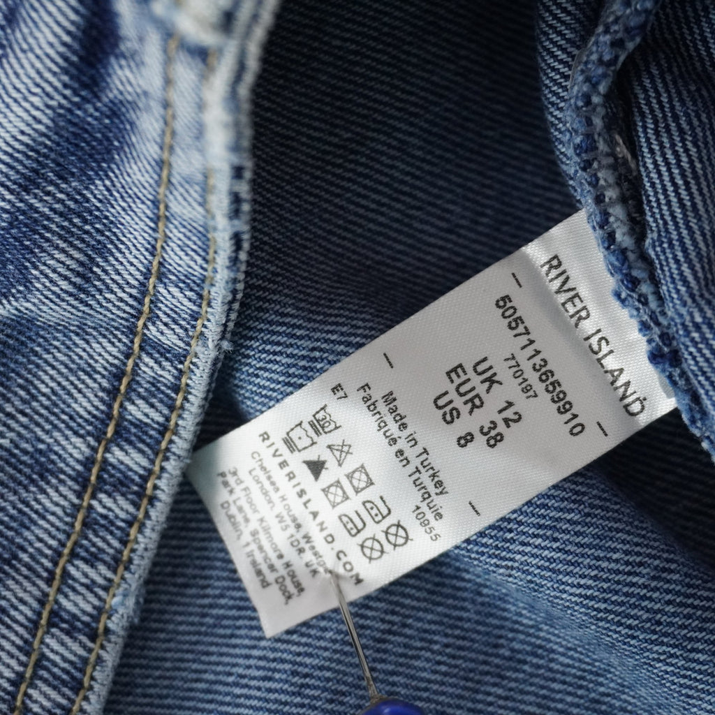 Falda Pantalón River Island para Mujer Usada - Azul, M