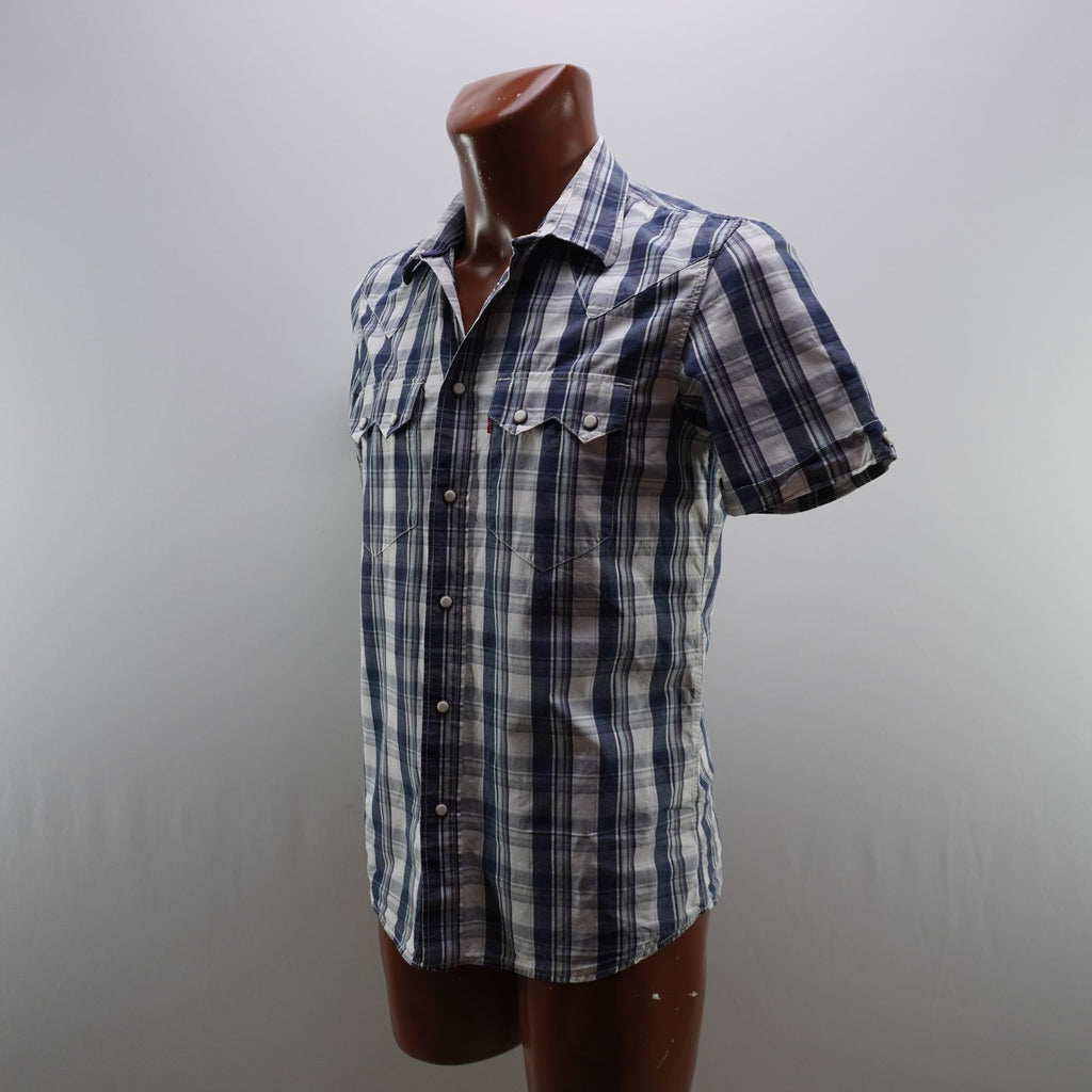 Camisa Levi's para Hombre Usada - Azul Marino, L