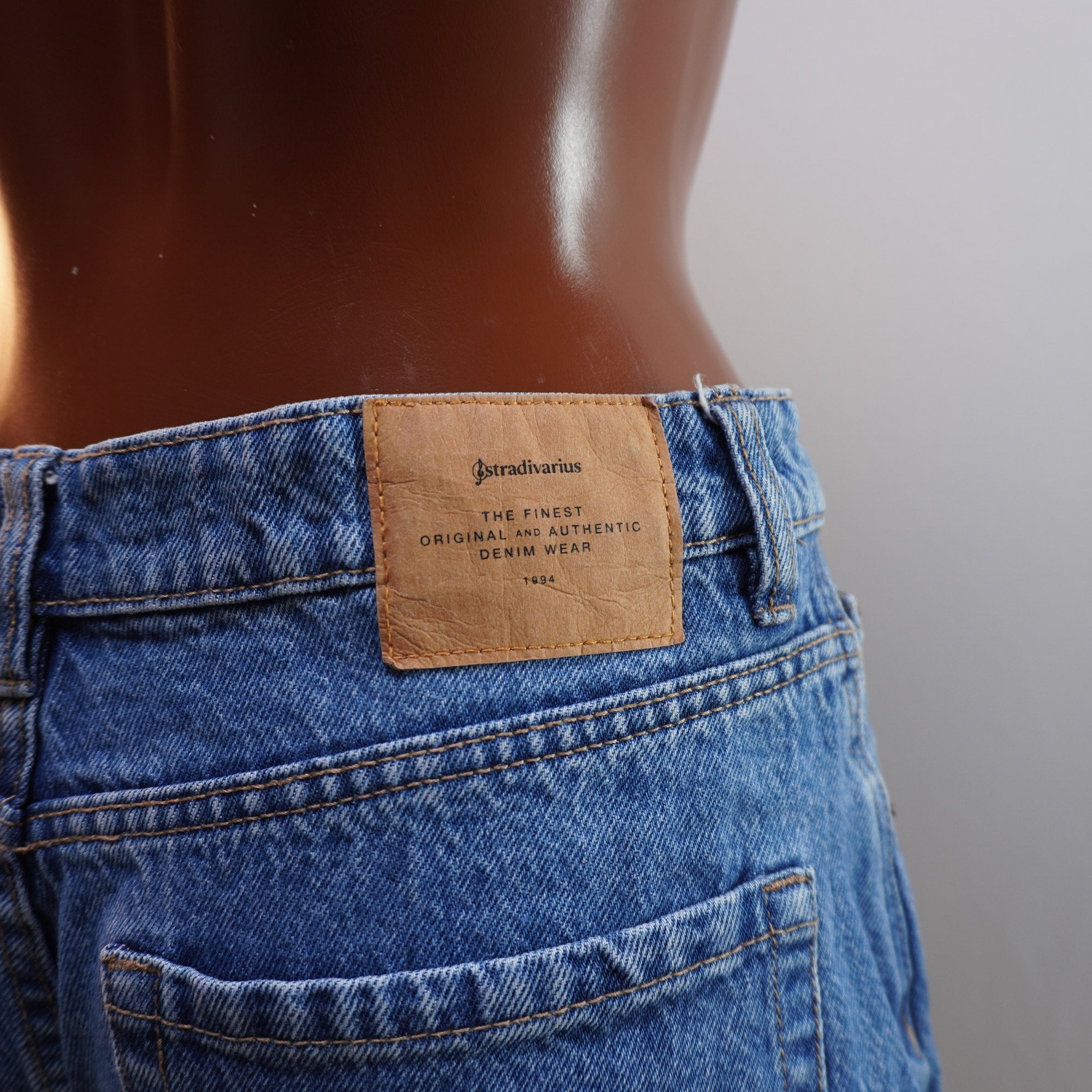 Pantalones Cortos Vaqueros Stradivarius para Mujer Usados - Azul, L