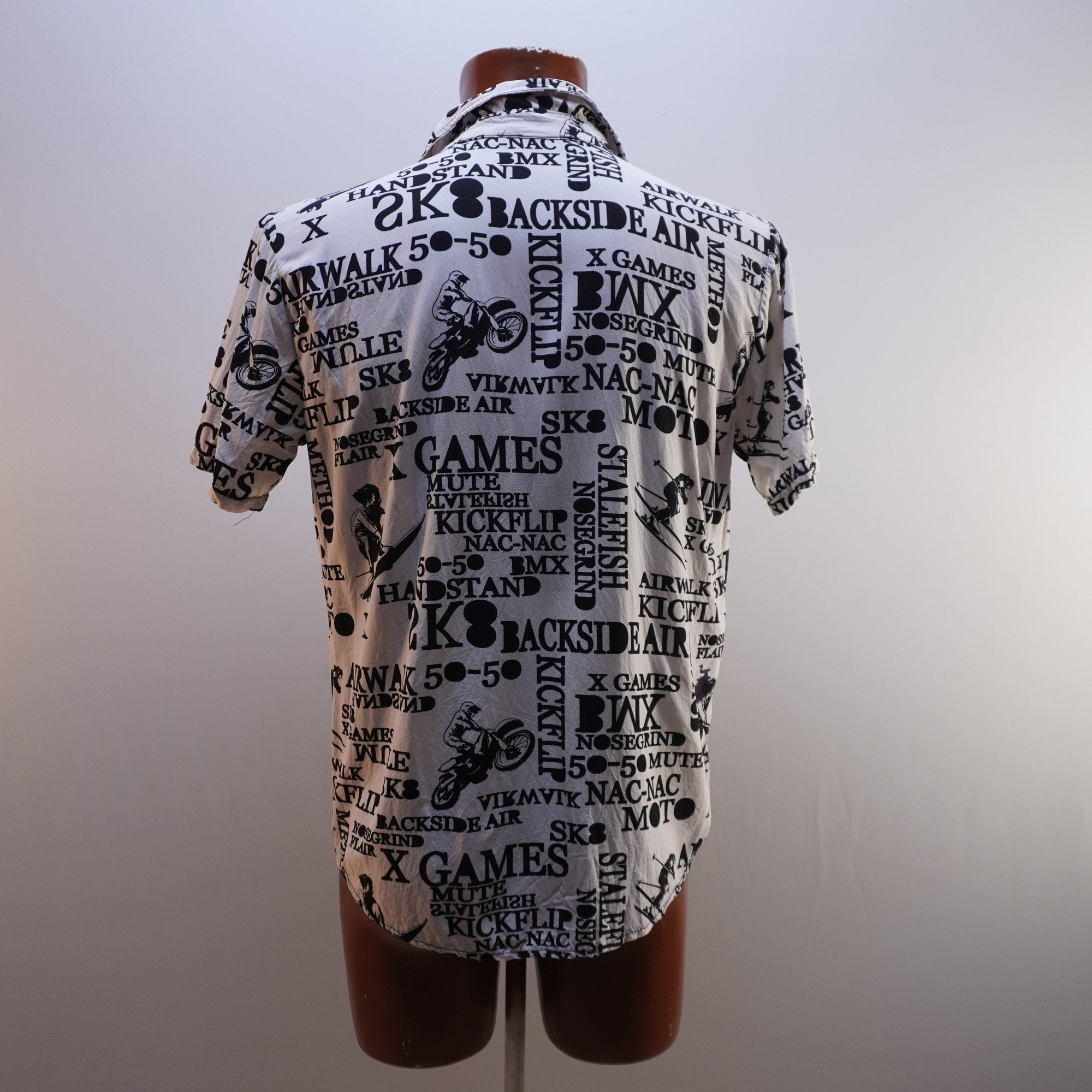 Camisa Henley Jonny Wolf para Hombre Usada - Blanca, L