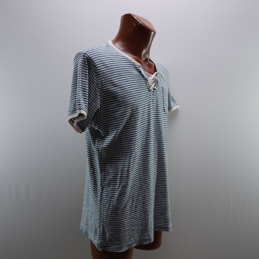 Camiseta de Manga Corta Apparel para Hombre Usada - Azul, L