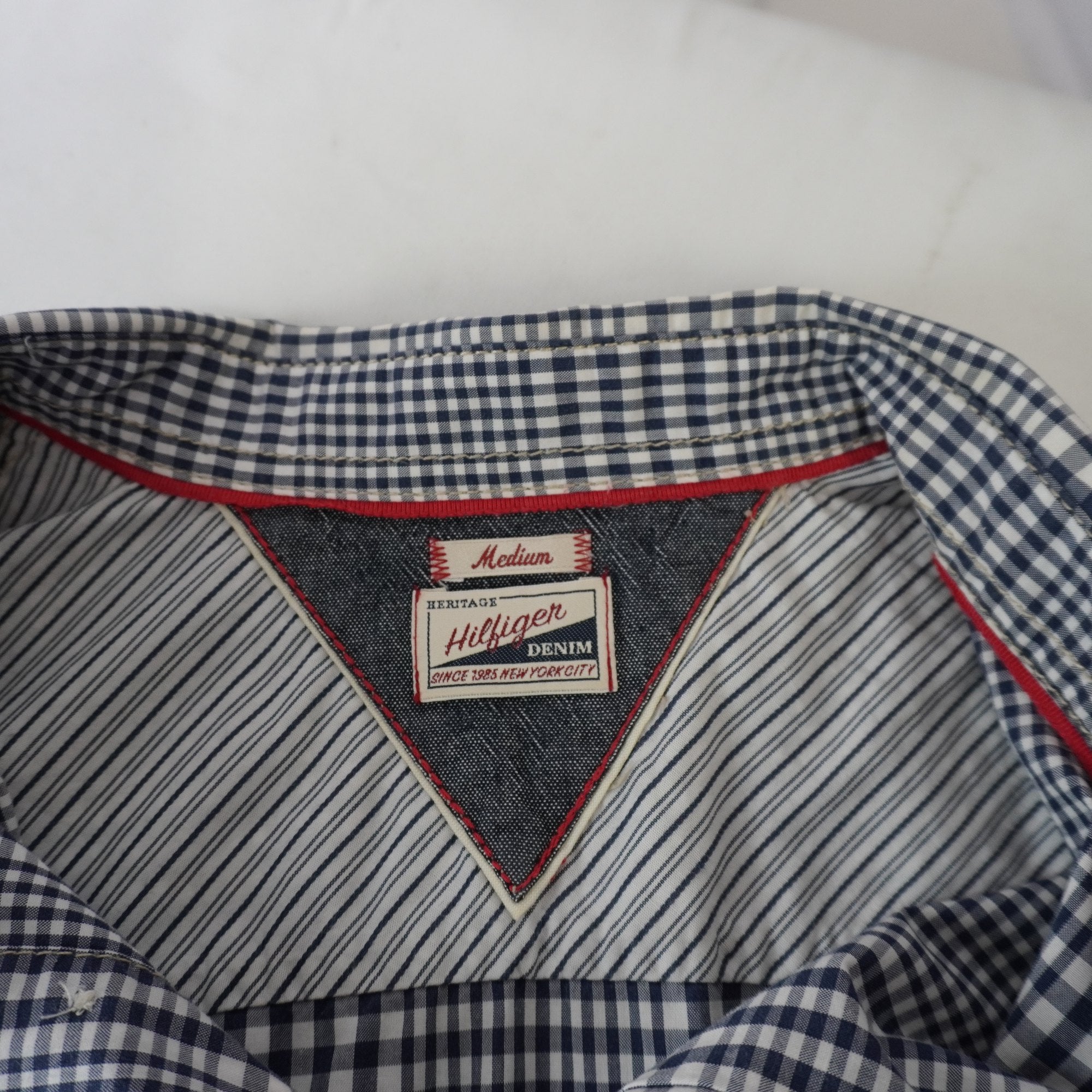 Camisa de Vestir Tommy Hilfiger para Hombre Usada - Azul, M