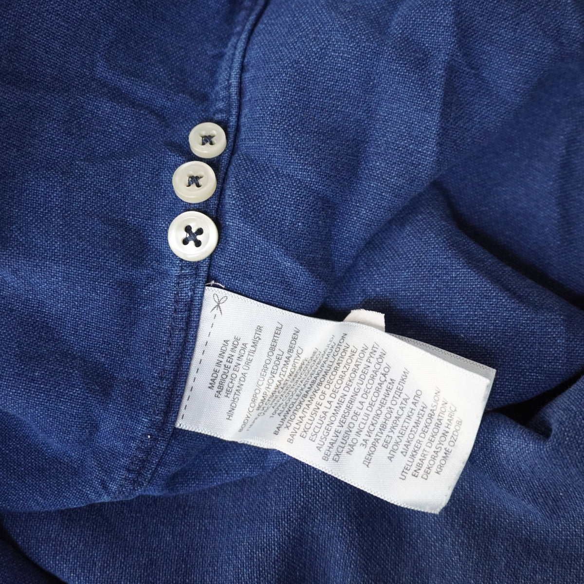 Camisa Henley Ralph Lauren para Hombre Usada - Azul, M