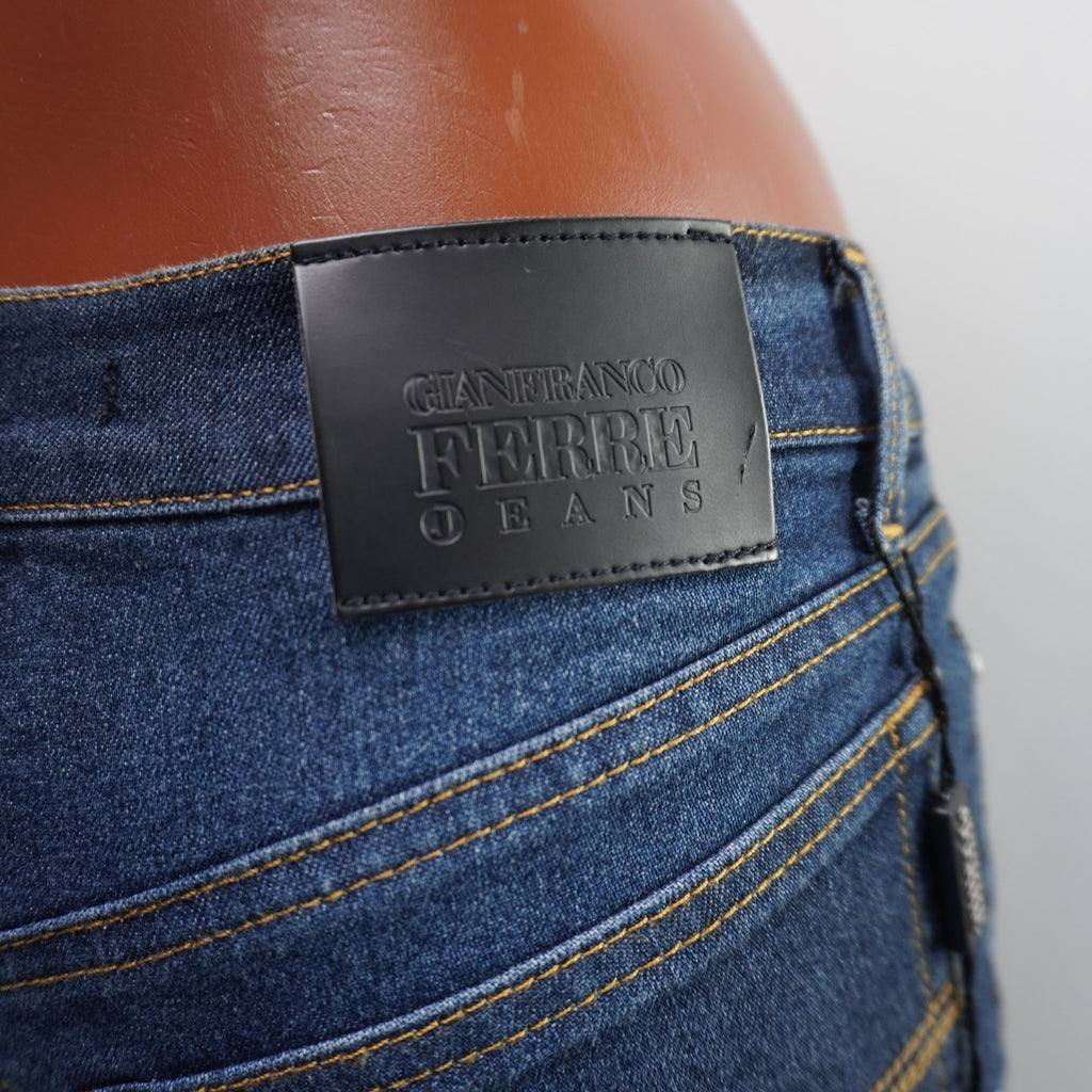 Pantalones Cortos Gianfranco Ferre para Mujer Usados - Azul Marino, S