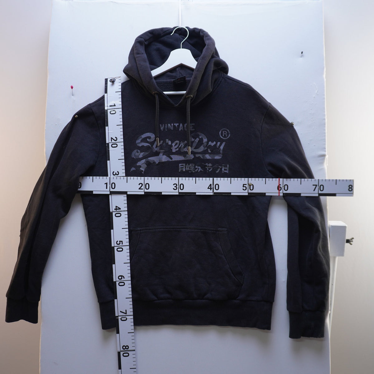 Sudadera con Capucha Superdry para Hombre Usada - Negra, L