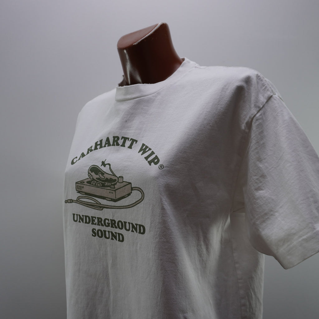 Camiseta de Manga Corta Carhartt para Hombre - Blanca, M, Usada en Muy Buen Estado