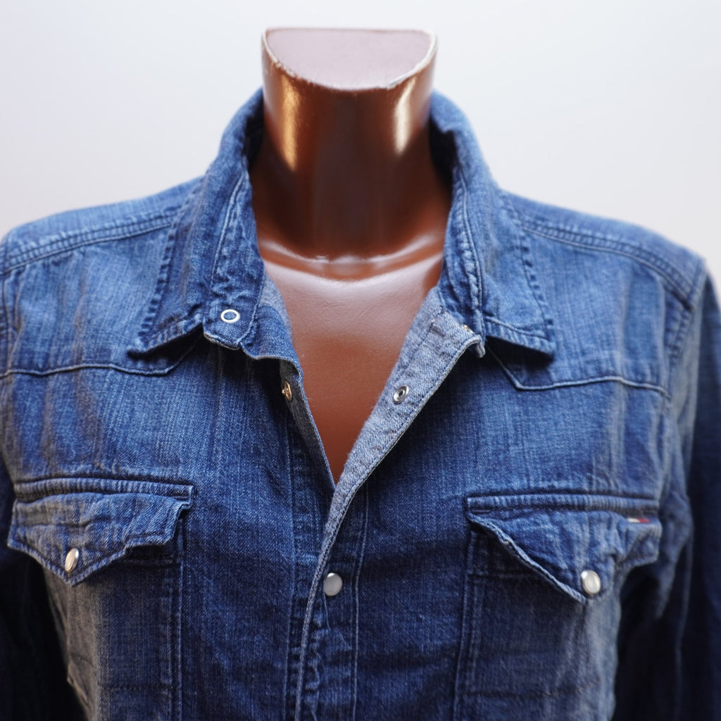 Camisa Henley Tommy Hilfiger para Hombre Usada - Azul, M