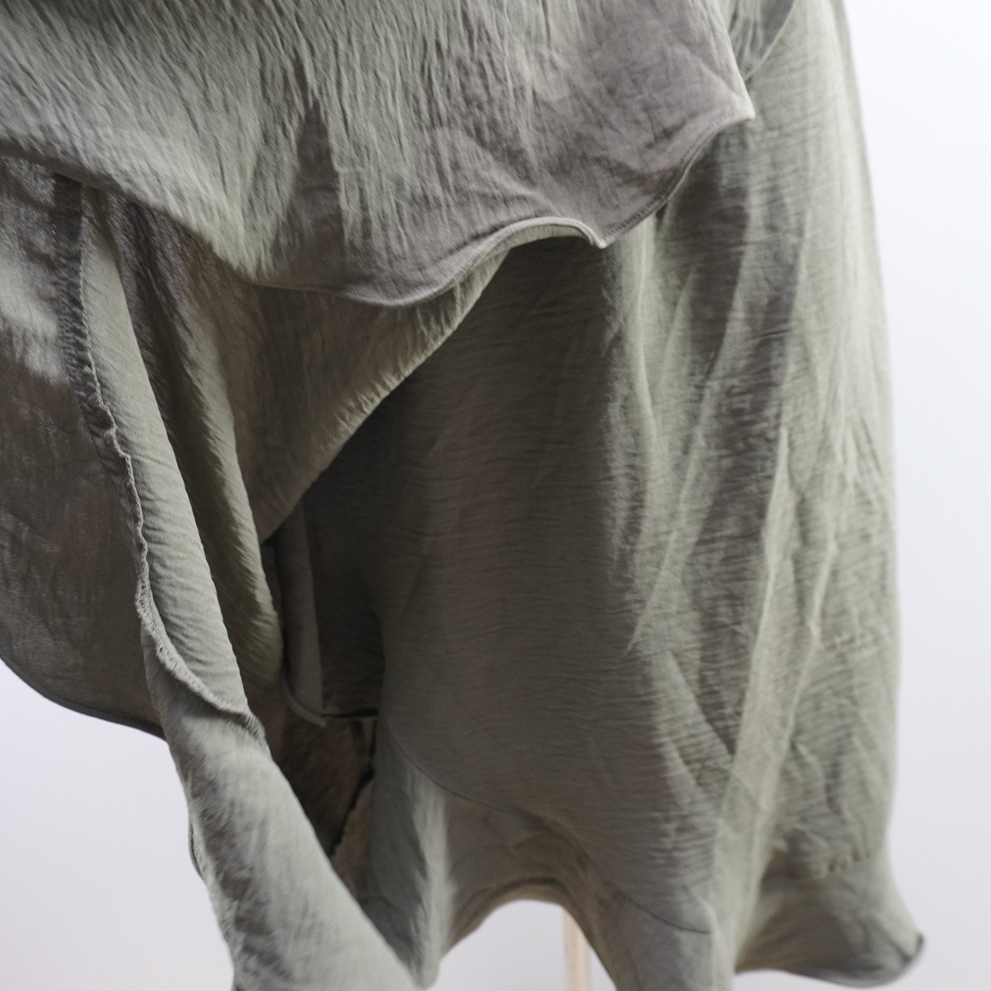 Vestido Verde de Algodón para Mujer Usado - Talla L