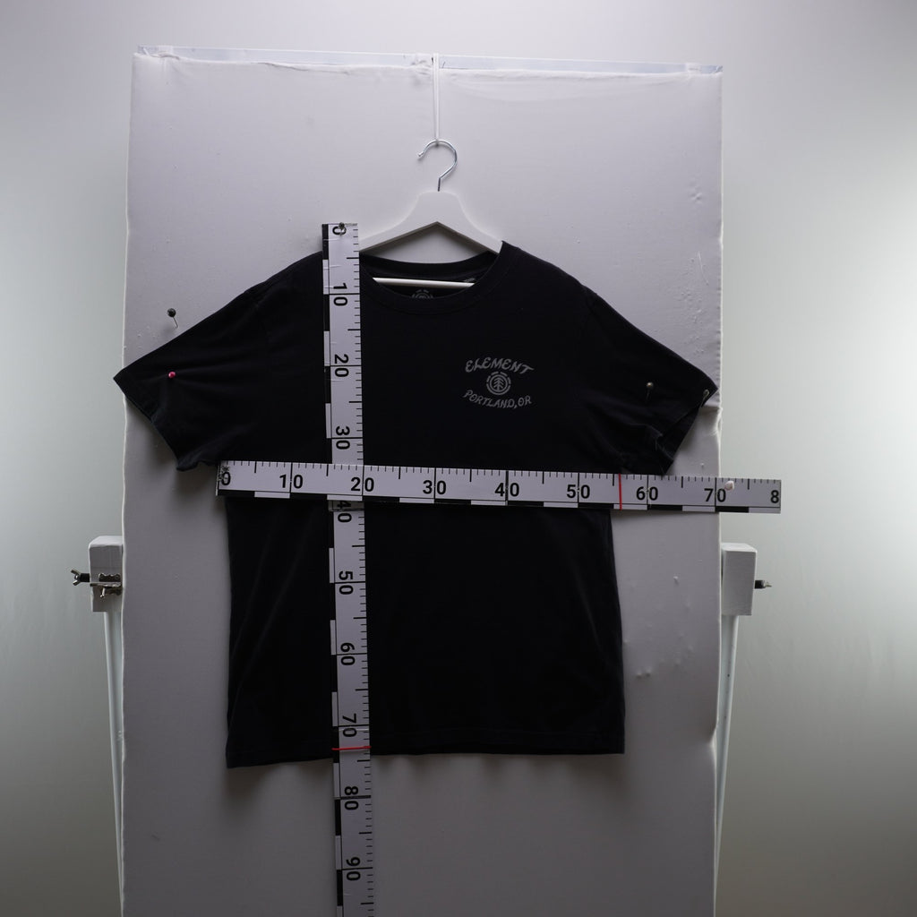 Camiseta de Manga Corta Alpha Industries para Hombre - Negra, M, Usada en Muy Buen Estado