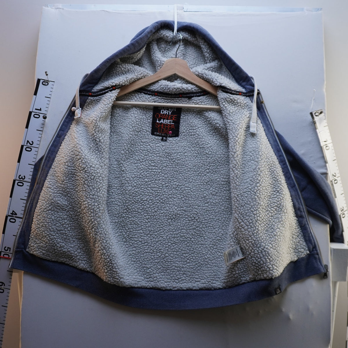 Sudadera con Capucha Superdry para Mujer Usada - Azul, S