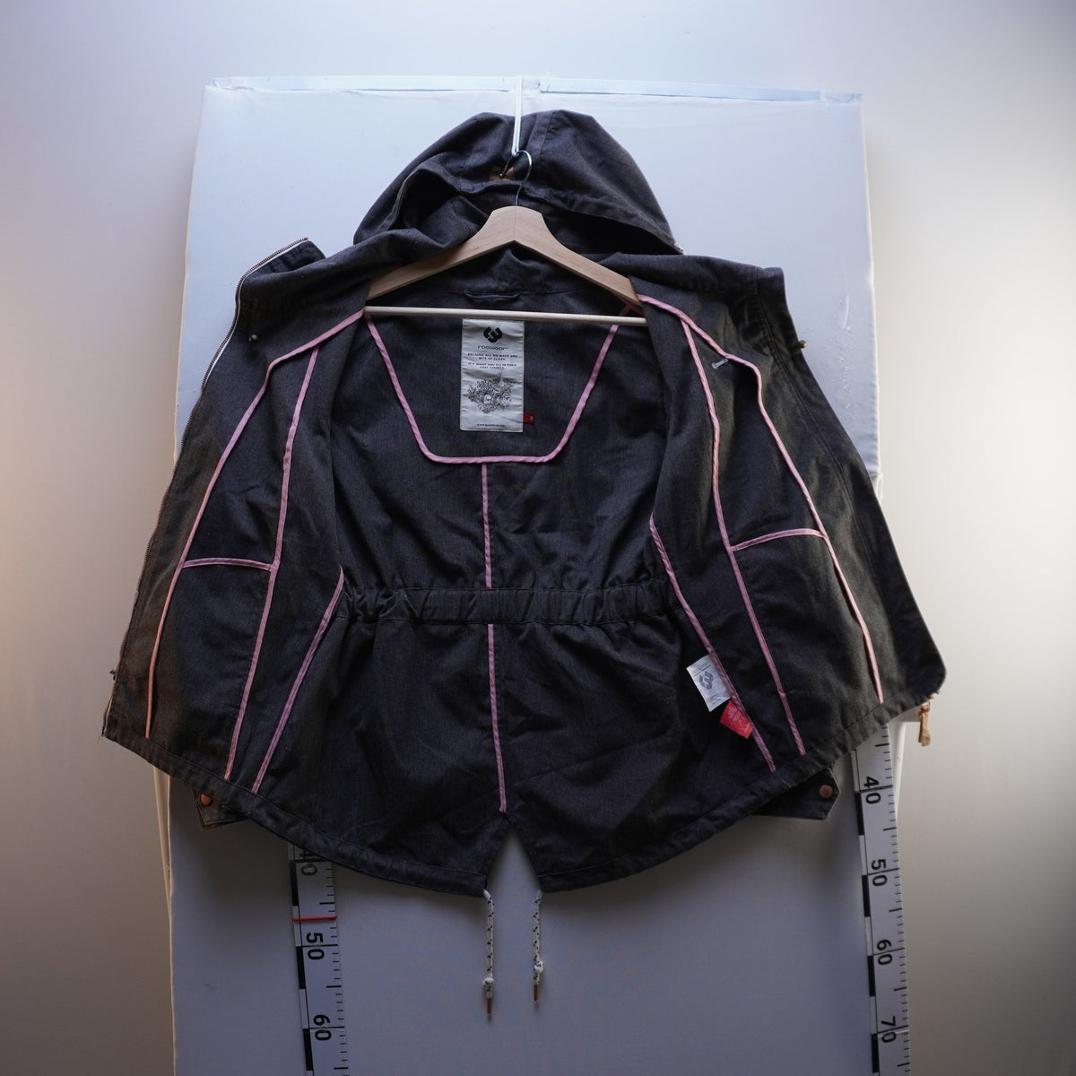 Parka Ragwer para Mujer Usada - Gris, M