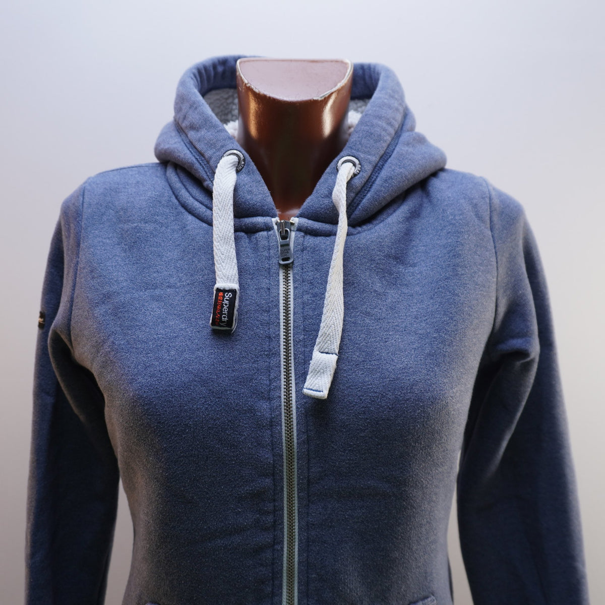 Sudadera con Capucha Superdry para Mujer Usada - Azul, S