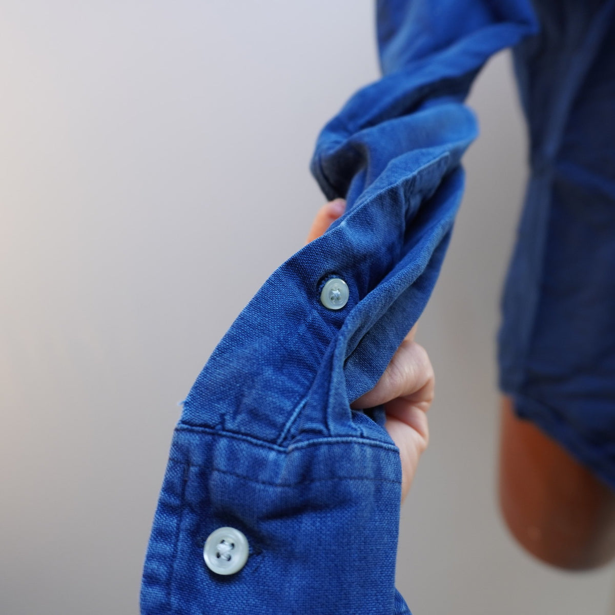 Camisa Henley Ralph Lauren para Hombre Usada - Azul, M