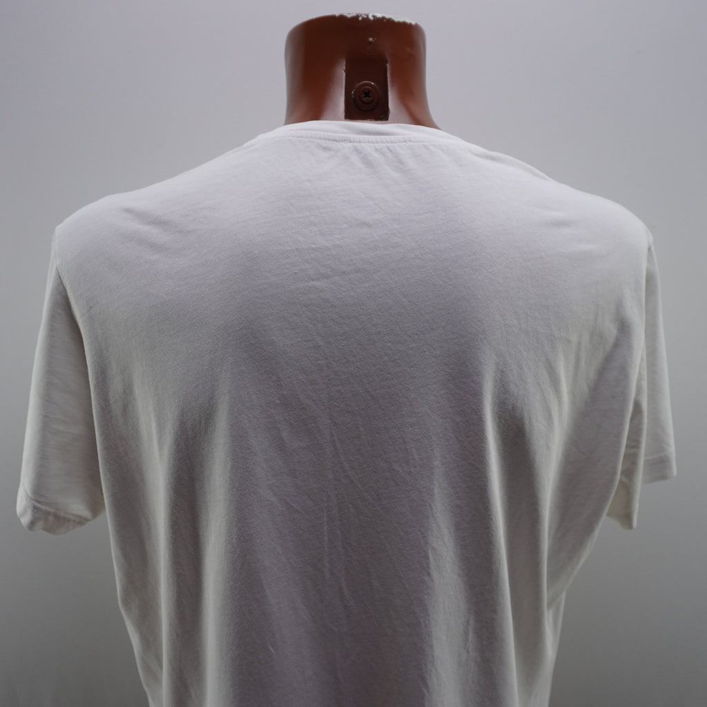 Camiseta de Manga Corta Versace para Hombre - Blanco, XXL, Usada en Muy Buen Estado