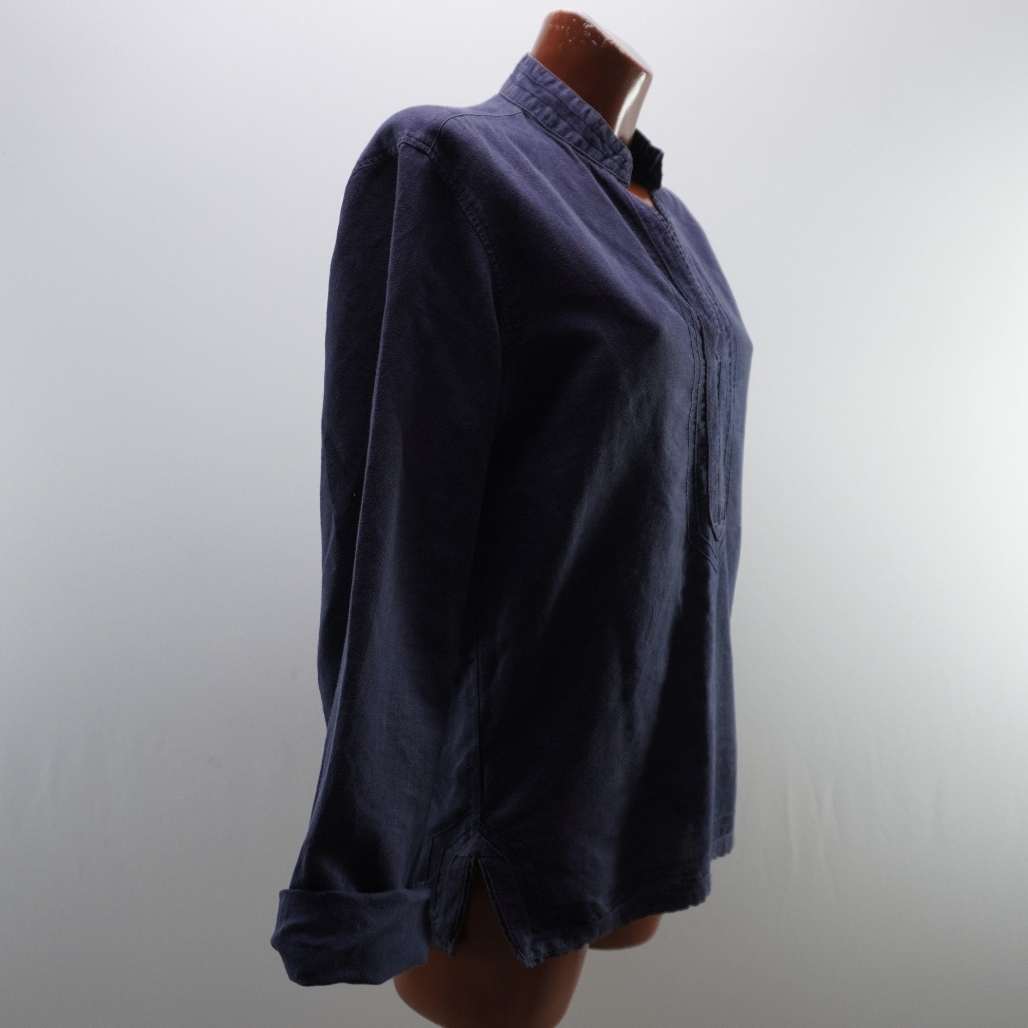 Camisa Henley Zara para Hombre Usada - Azul Marino, S
