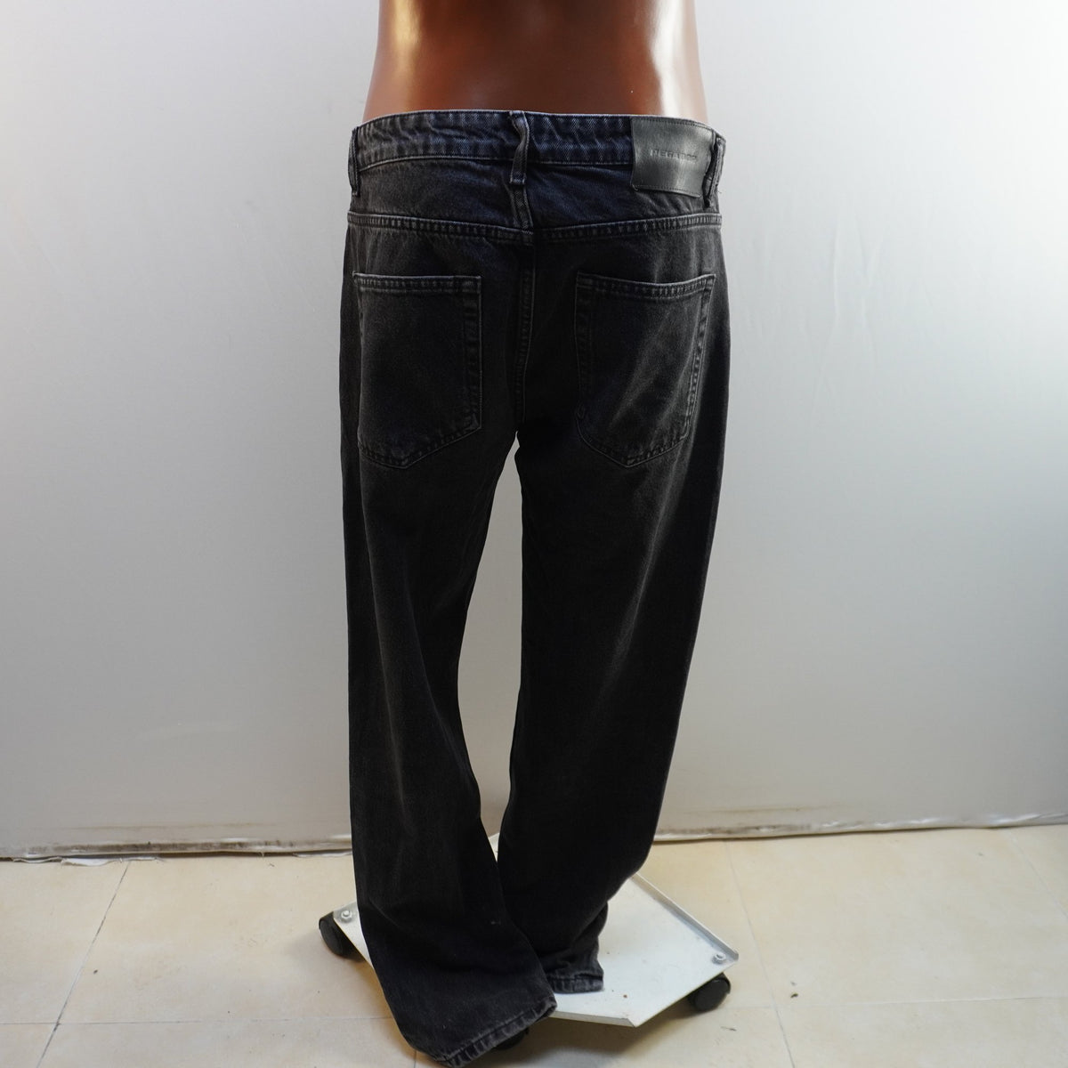 Vaqueros Pegador para Hombre Usados - Negros, L