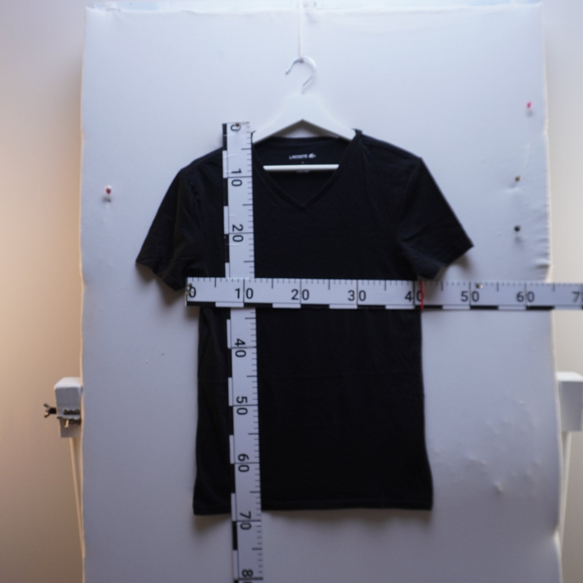 Camiseta Lacoste para Mujer Usada - Negra, S