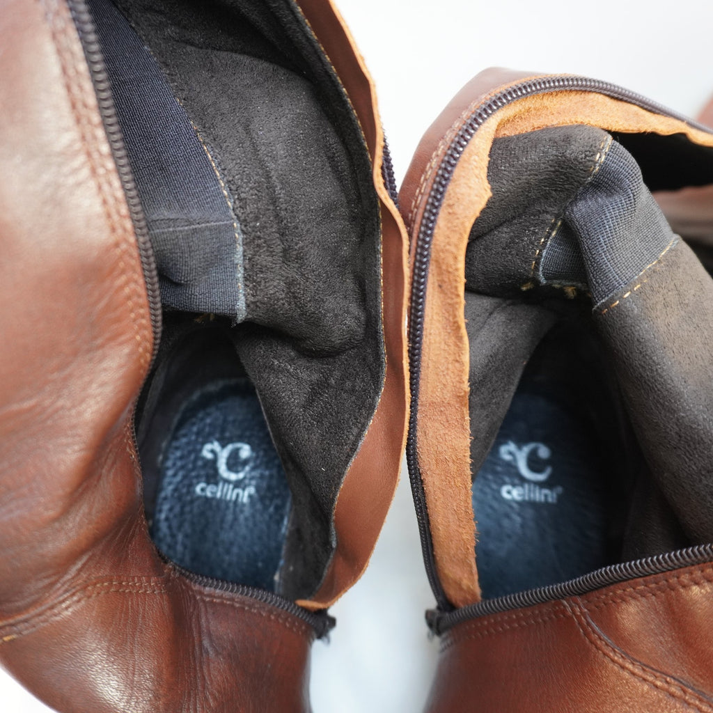 Botas Cellini para Mujer Usadas - Marrón, Talla 39