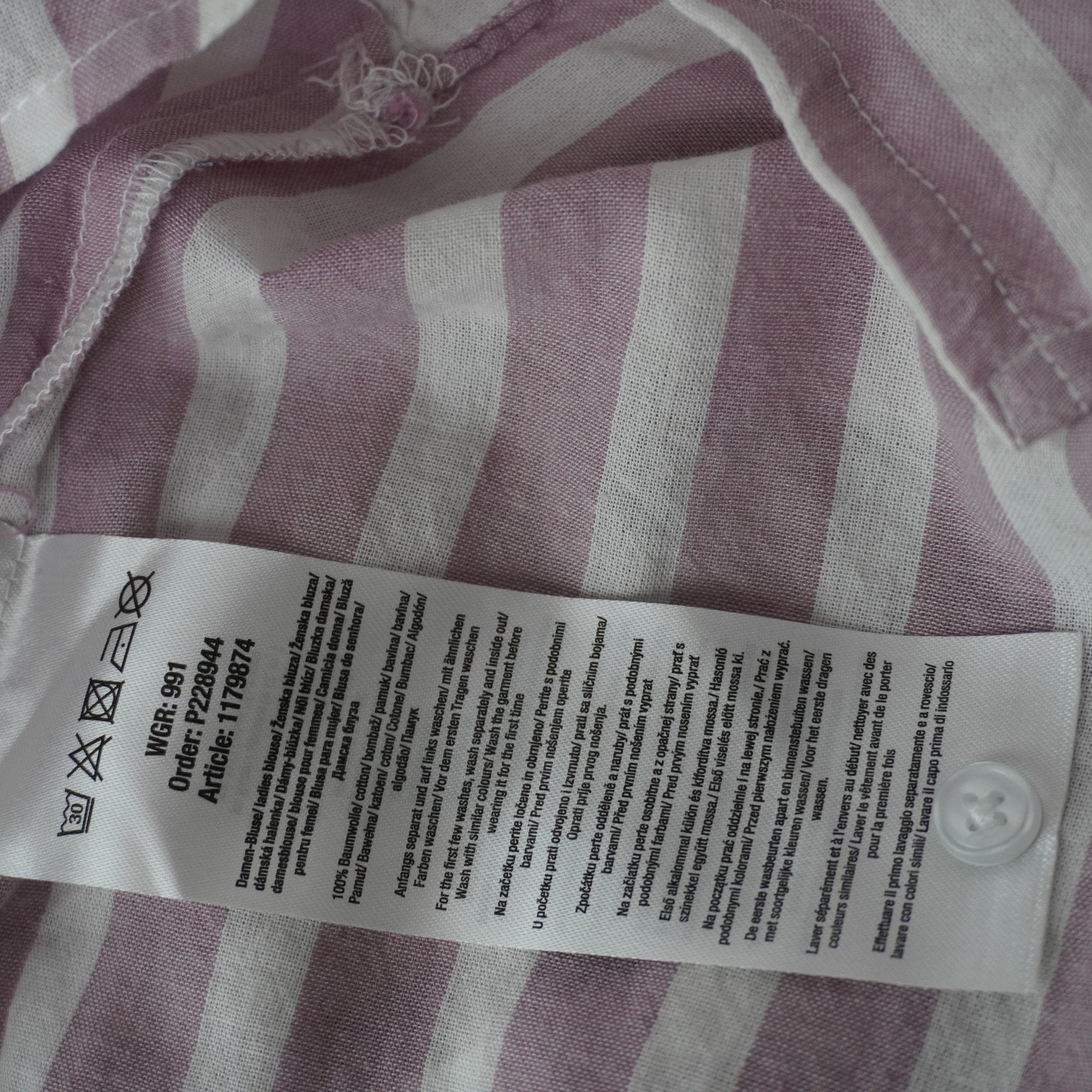 Camisa Janina para Mujer Usada - Rosa, 4XL
