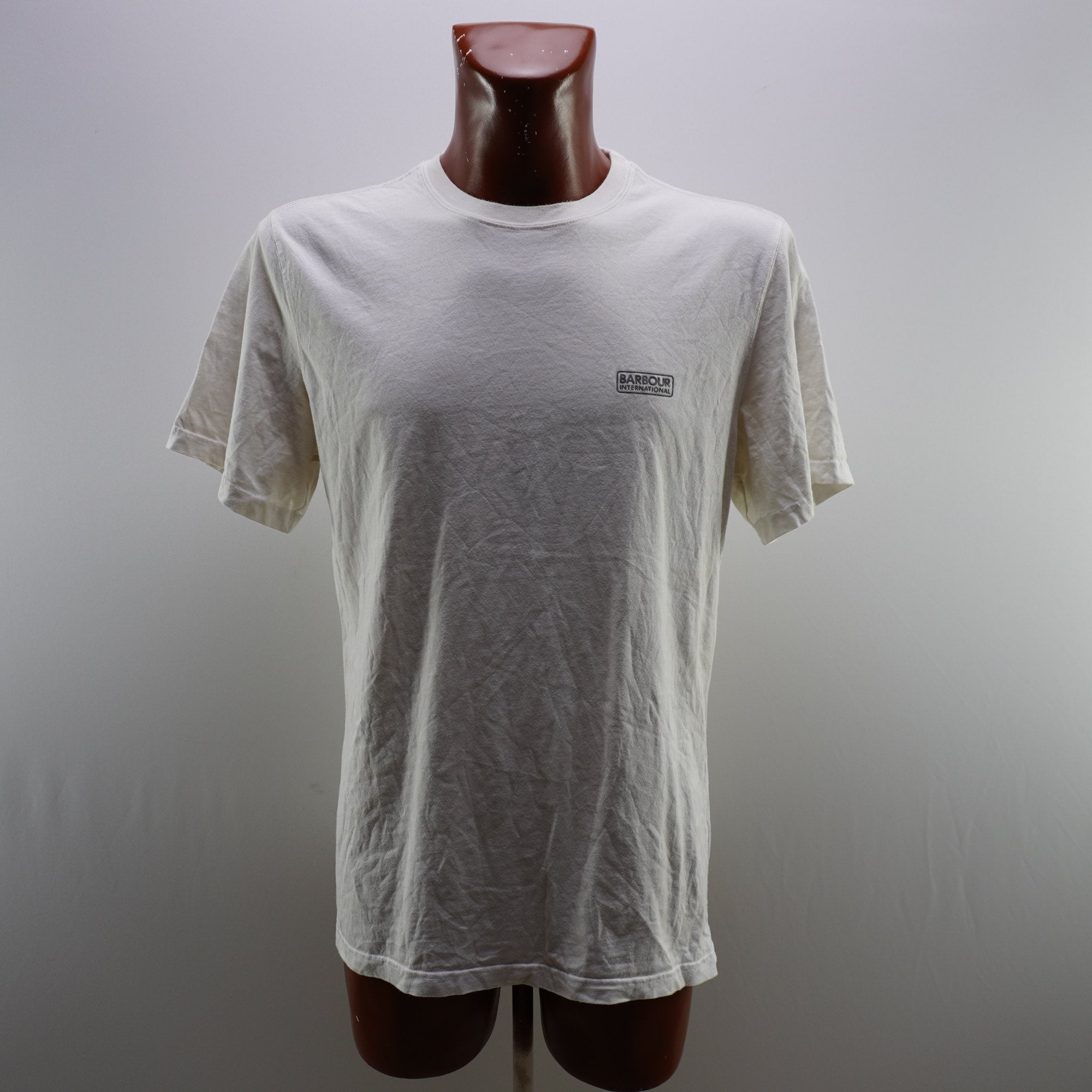 Camiseta Barbour para Hombre Usada - Blanca, XL