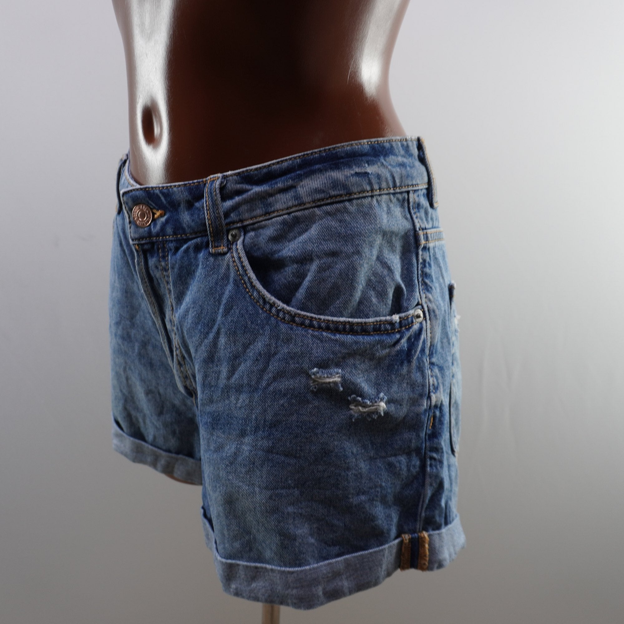 Pantalones Cortos Vaqueros para Mujer - Azul, L - Usados en Muy Buen Estado