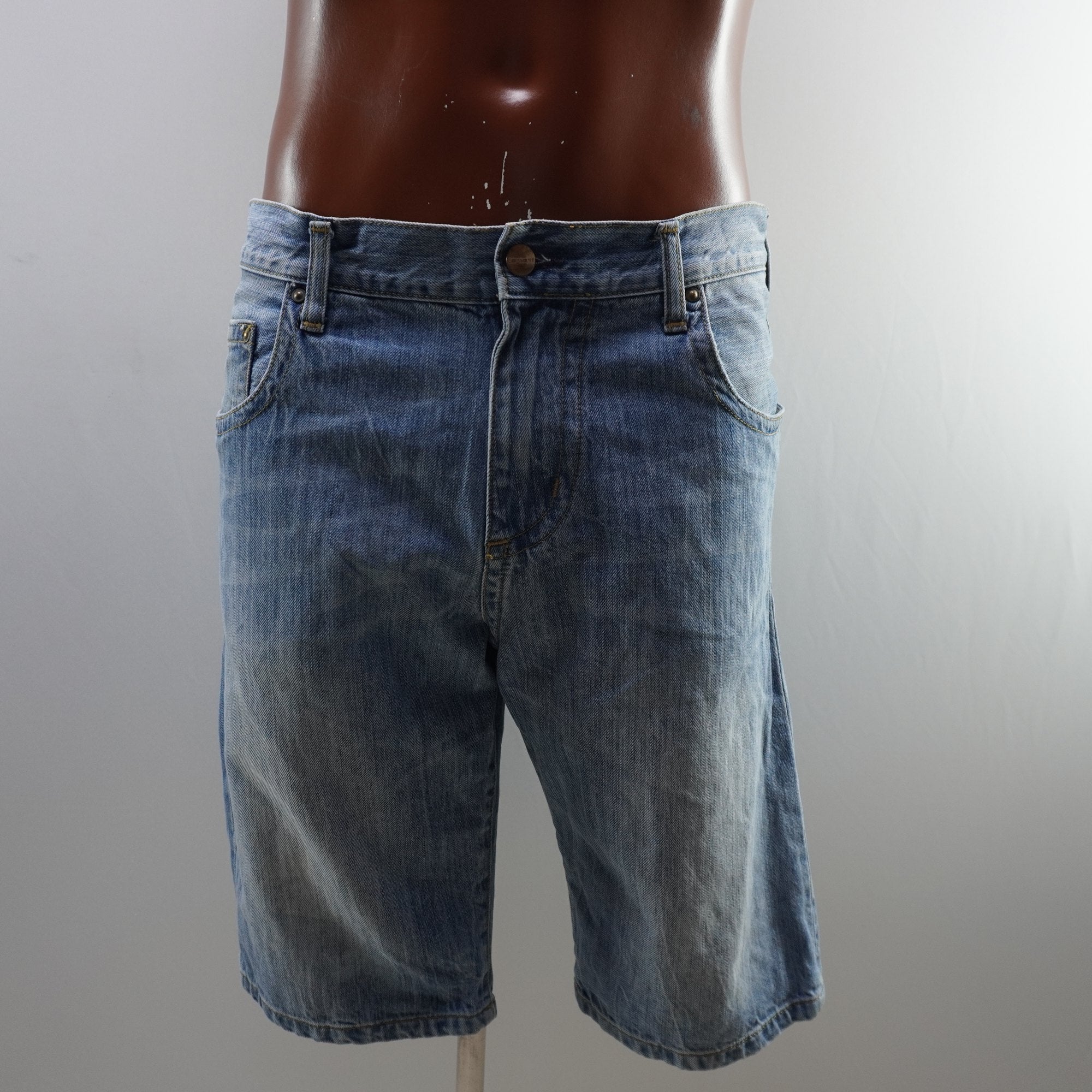 Pantalones Cortos Vaqueros Carhartt para Hombre Usados - Azul, S