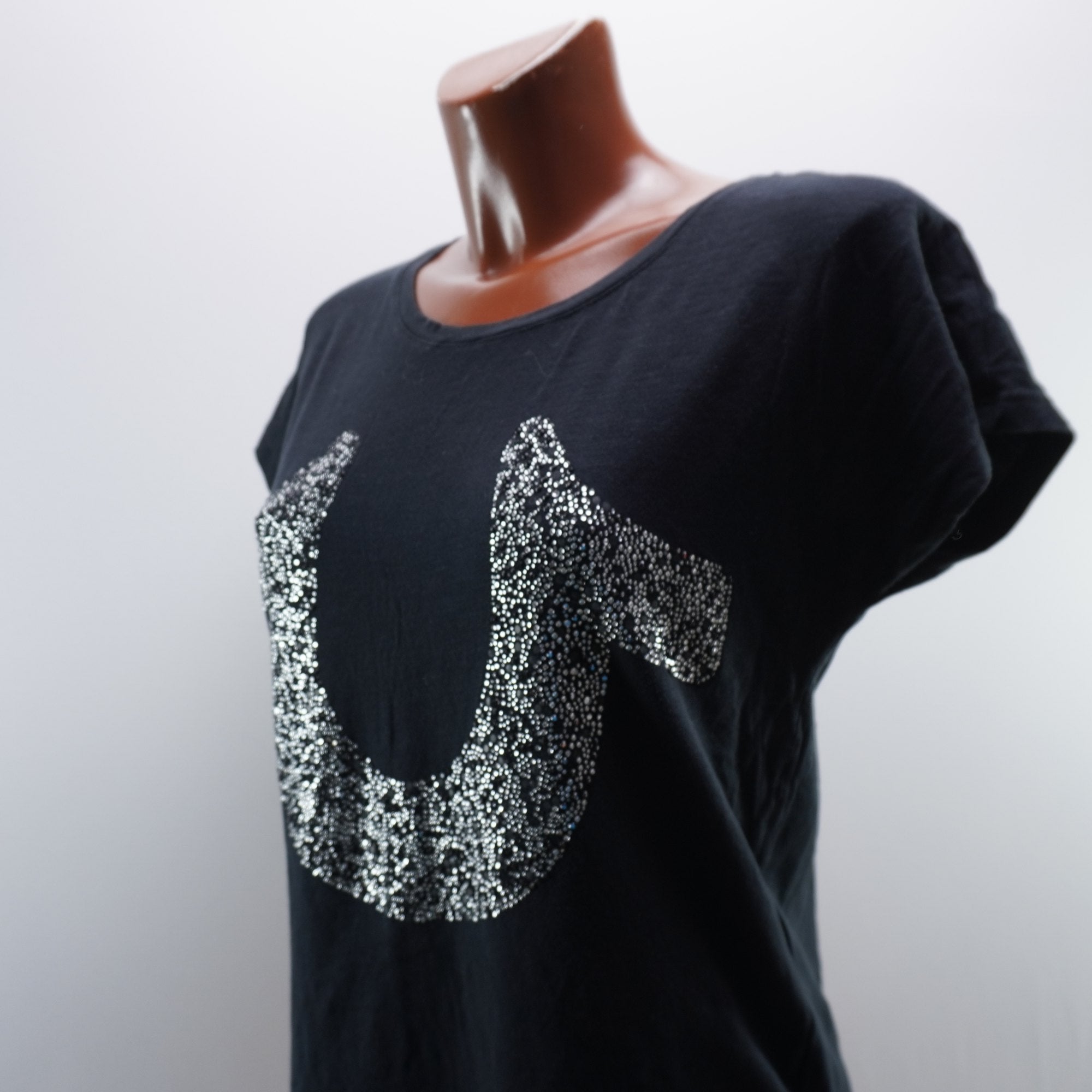 Camiseta True Religión para Mujer Usada - Negra, XS
